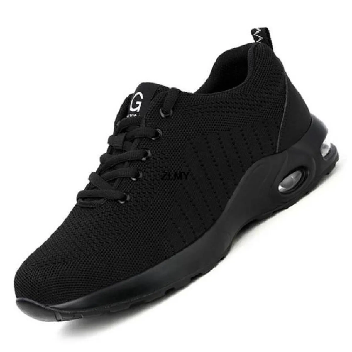 Scarpe antinfortunistiche con punta in acciaio Scarpe da lavoro traspiranti da uomo Scarpe da lavoro con cuscino d'aria Stivali