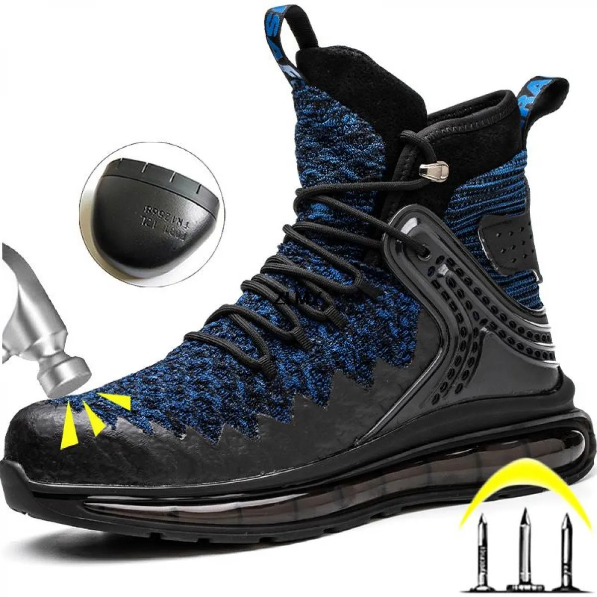 Scarpe antinfortunistiche di alta qualità Scarpe con punta in acciaio Scarpe antinfortunistiche antiforatura antinfortunistiche