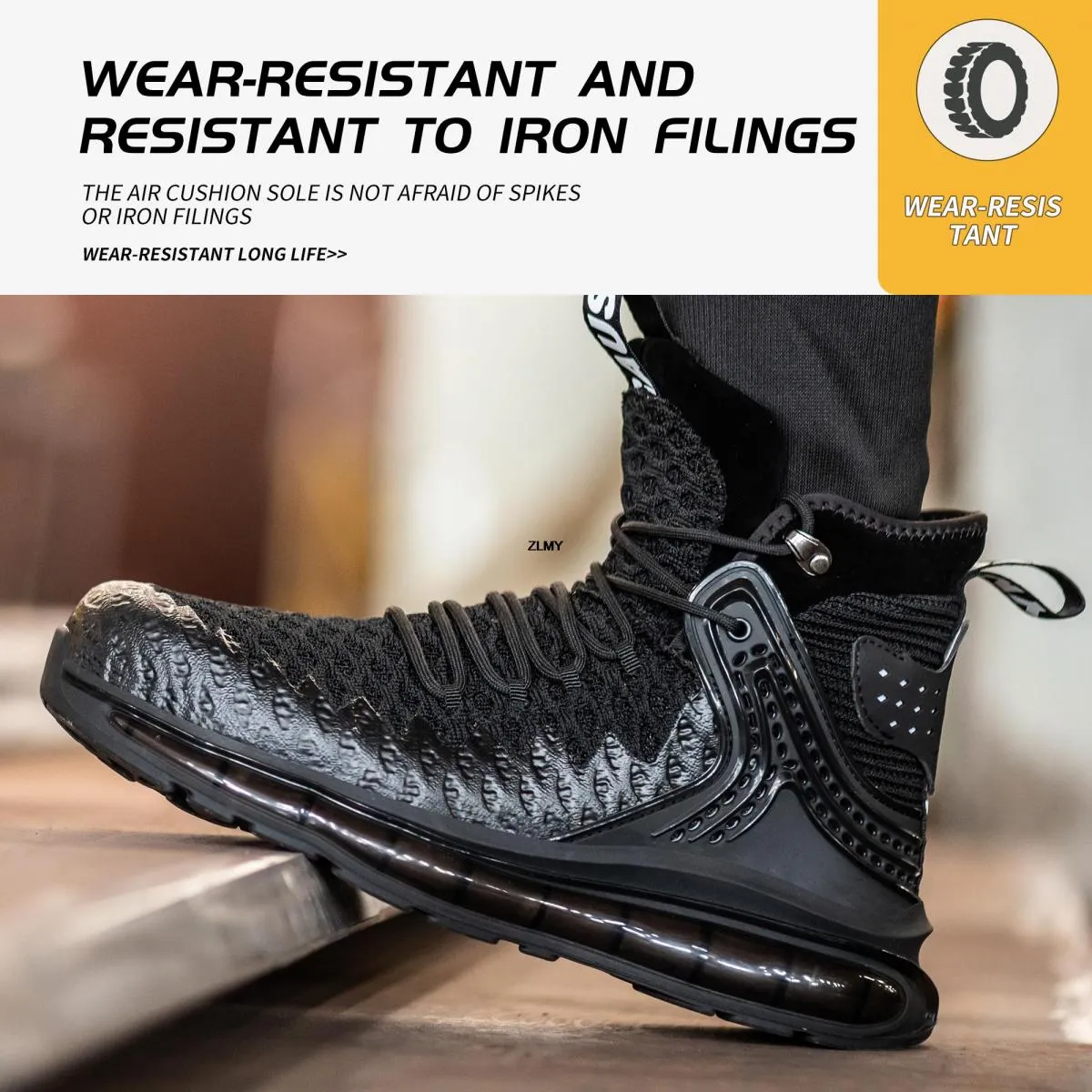 Scarpe antinfortunistiche di alta qualità Scarpe con punta in acciaio Scarpe antinfortunistiche antiforatura antinfortunistiche