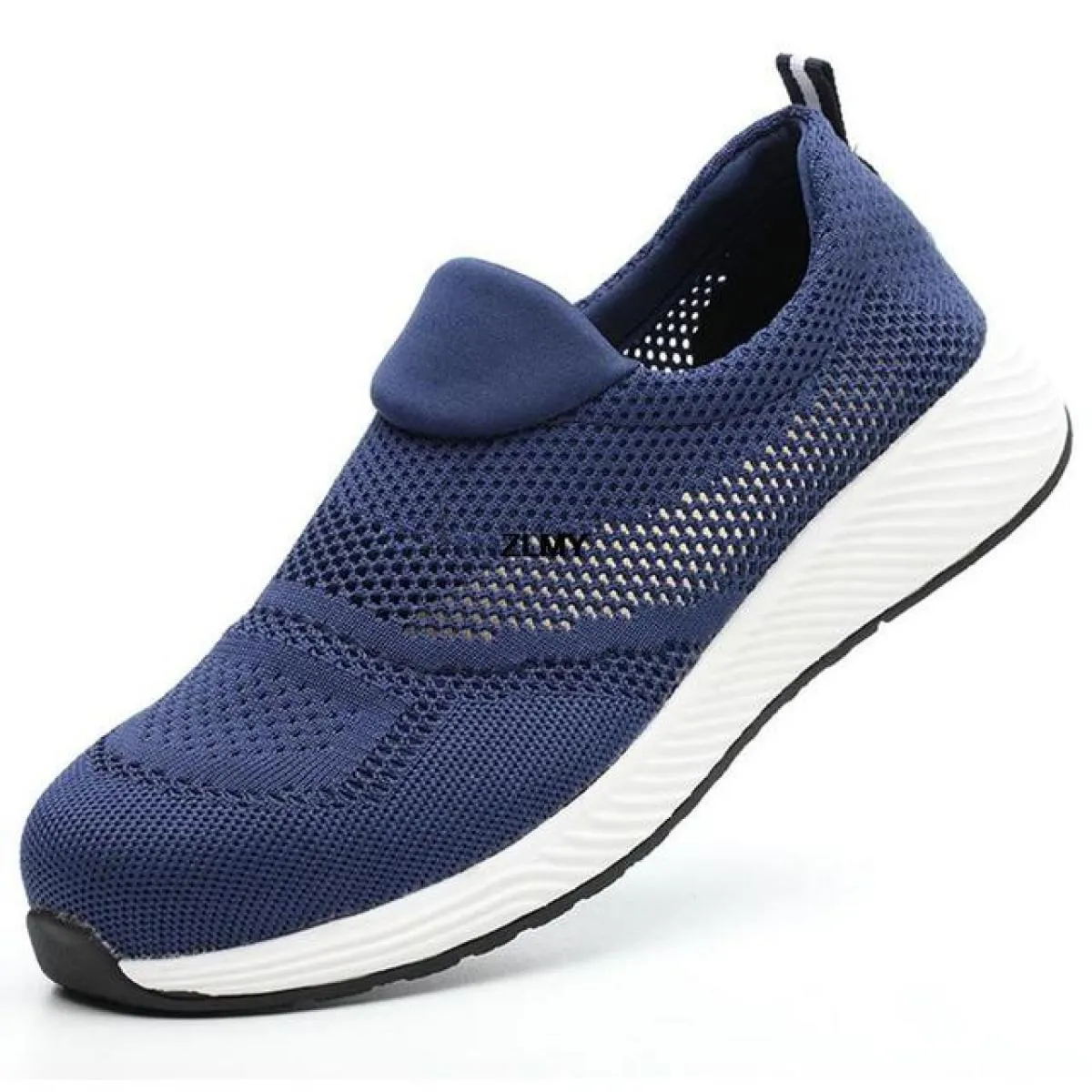 Scarpe antinfortunistiche in mesh Scarpe da lavoro estive con punta in acciaio da uomo Stivali antinfortunistici antiforatura an