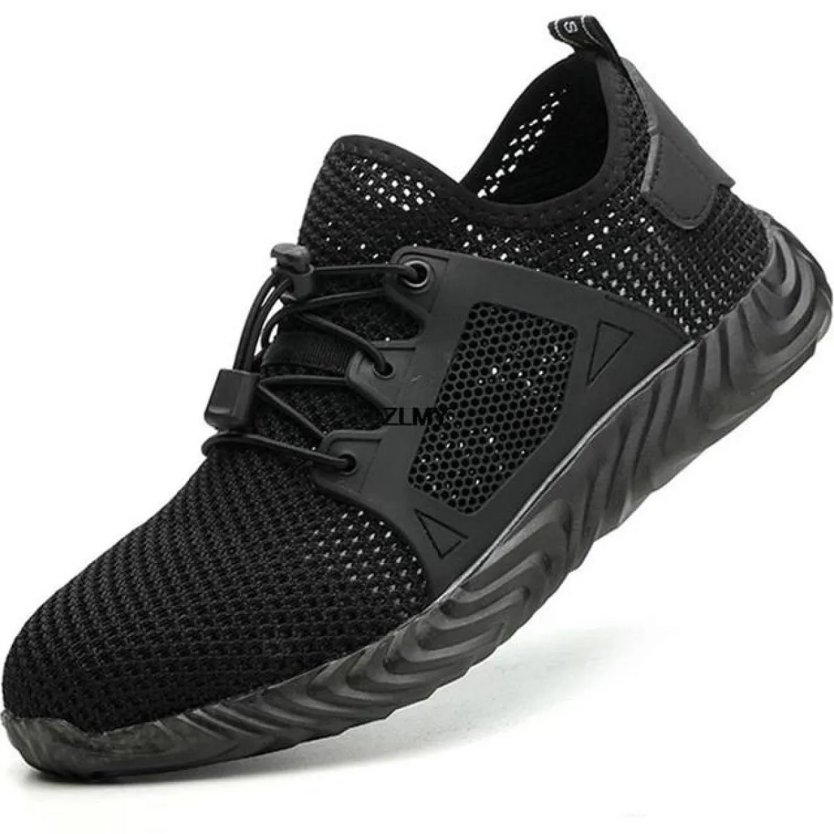 Scarpe antinfortunistiche in mesh Scarpe da lavoro estive con punta in acciaio da uomo Stivali antinfortunistici antiforatura an