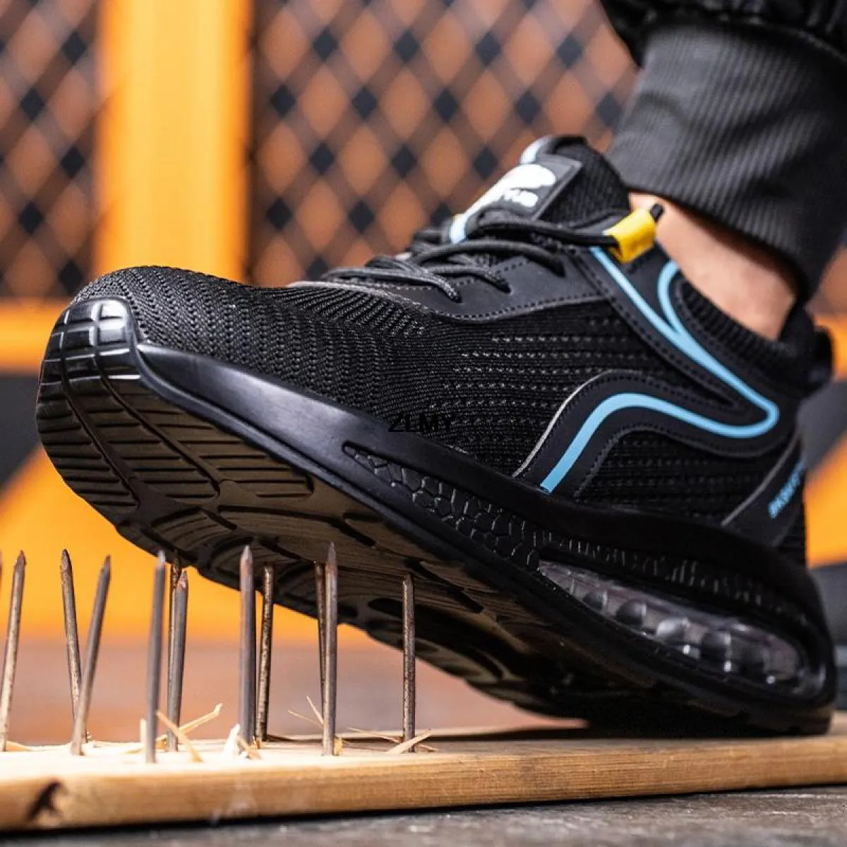 Scarpe antinfortunistiche moda uomo Stivali da lavoro con punta in acciaio Stivali con punta in acciaio da costruzione Stivali d