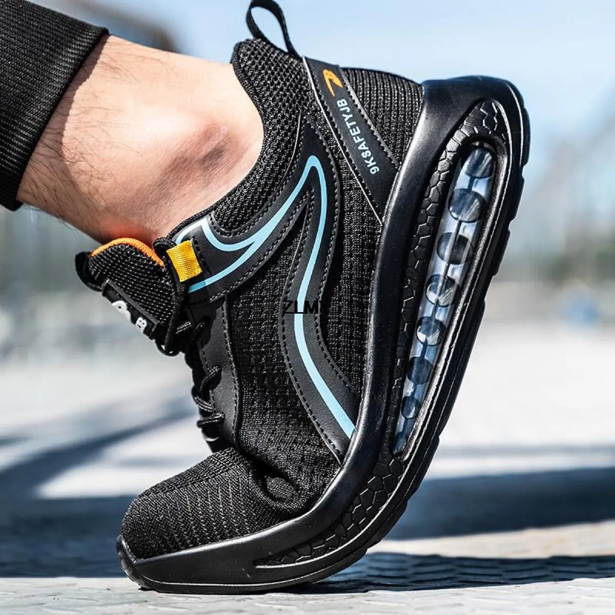 Scarpe antinfortunistiche moda uomo Stivali da lavoro con punta in acciaio Stivali con punta in acciaio da costruzione Stivali d