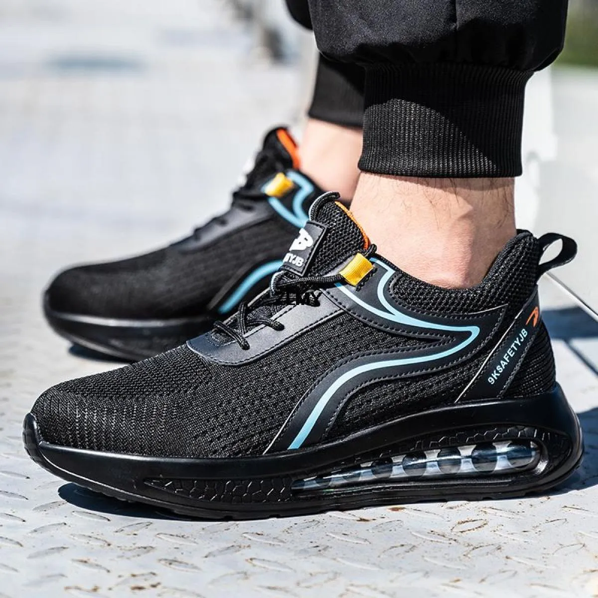 Scarpe antinfortunistiche moda uomo Stivali da lavoro con punta in acciaio Stivali con punta in acciaio da costruzione Stivali d
