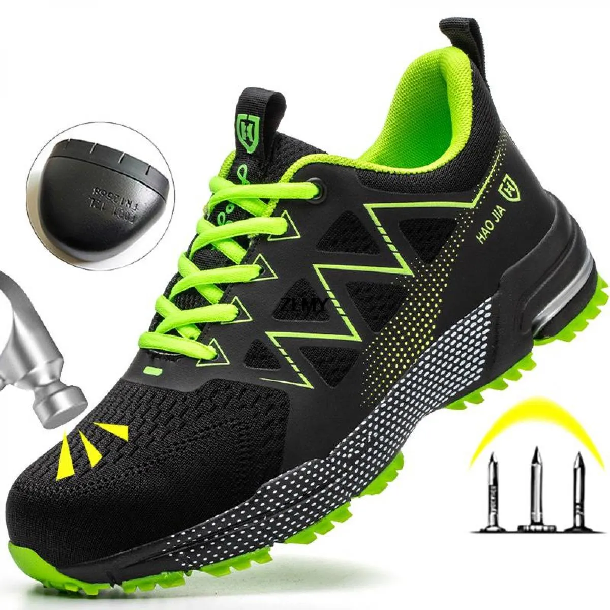 Scarpe antinfortunistiche moda uomo Stivali da lavoro con punta in acciaio Stivali con punta in acciaio Stivali da lavoro da cos