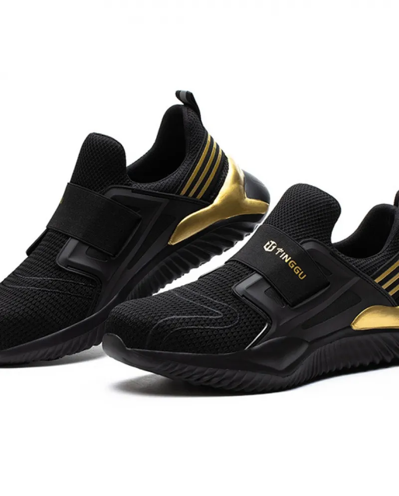 Scarpe antinfortunistiche morbide e comode industriali Scarpe antinfortunistiche leggere e anti-perforanti con punta in acciaio