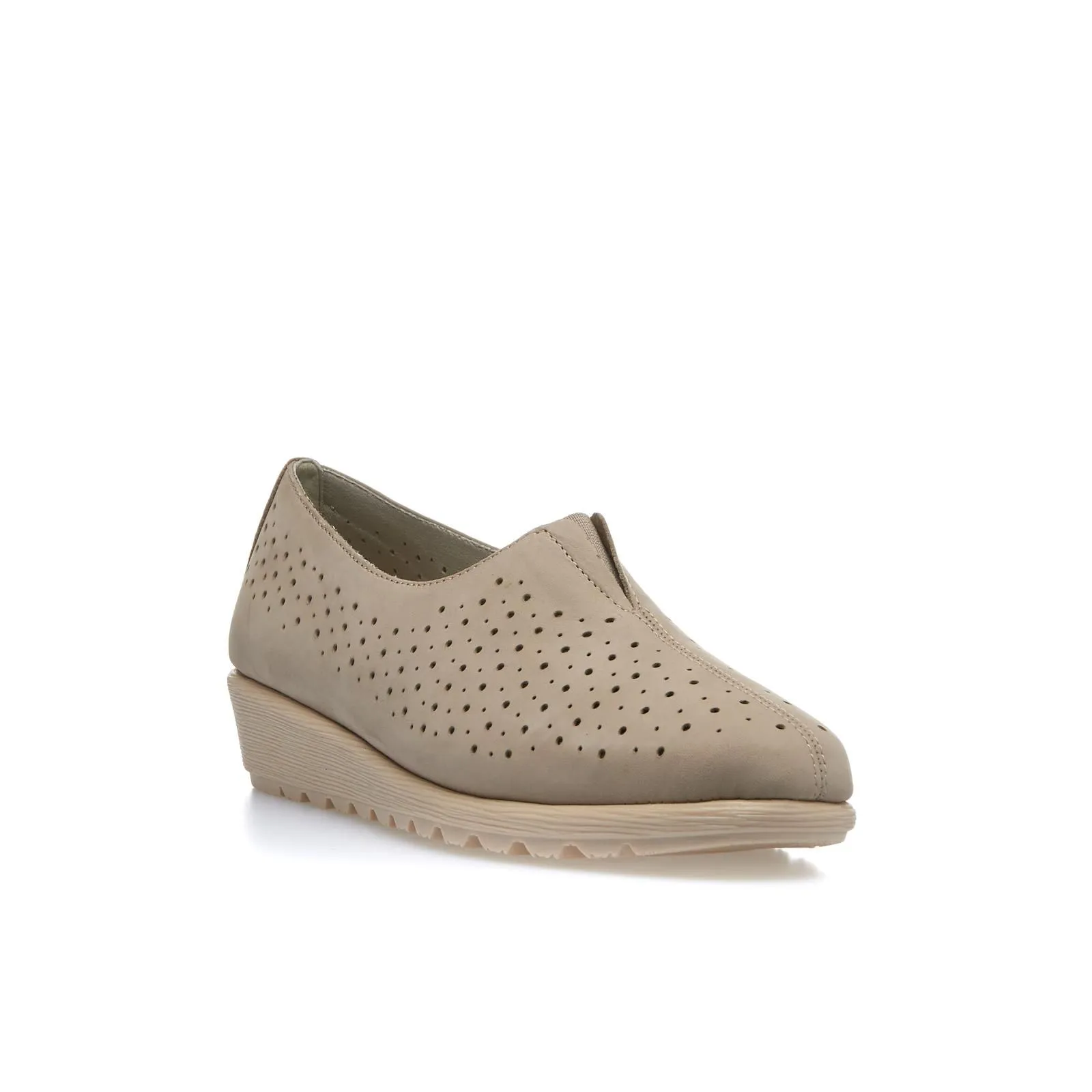 Scarpe beige comfort traforate