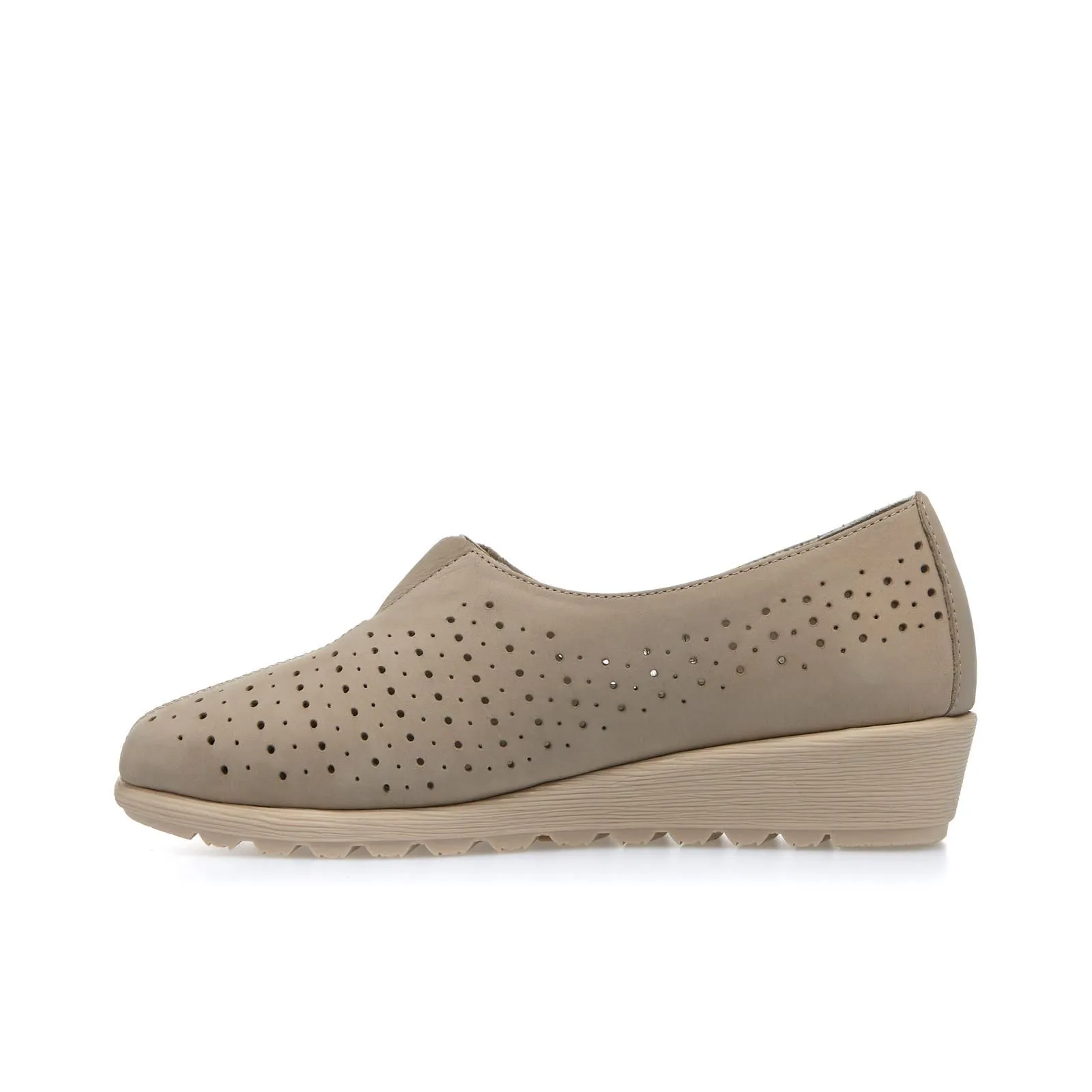 Scarpe beige comfort traforate