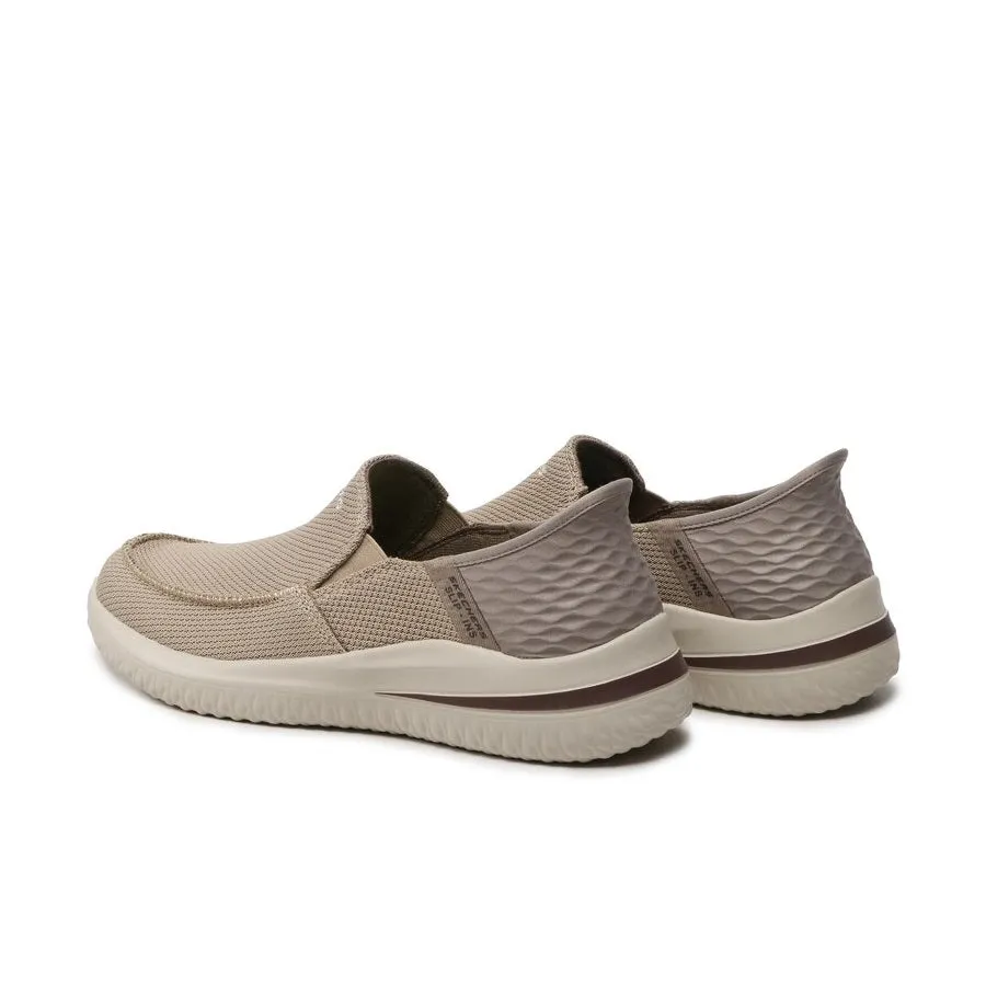 Scarpe casual da Uomo SKECHERS Art. 210604TPE TAUPE Slip on (Hands free Slip-in)