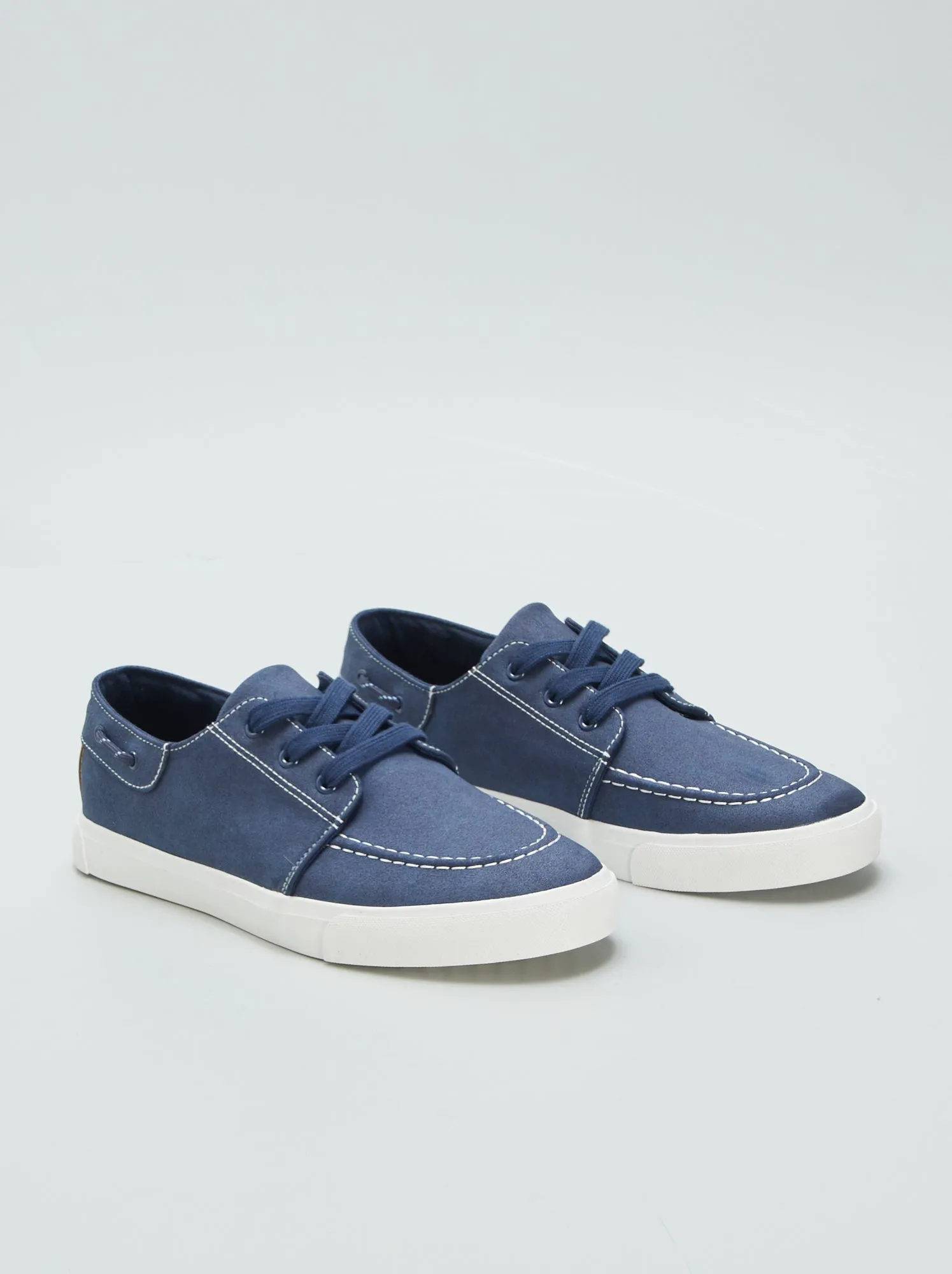 Scarpe da barca stringate - BLU