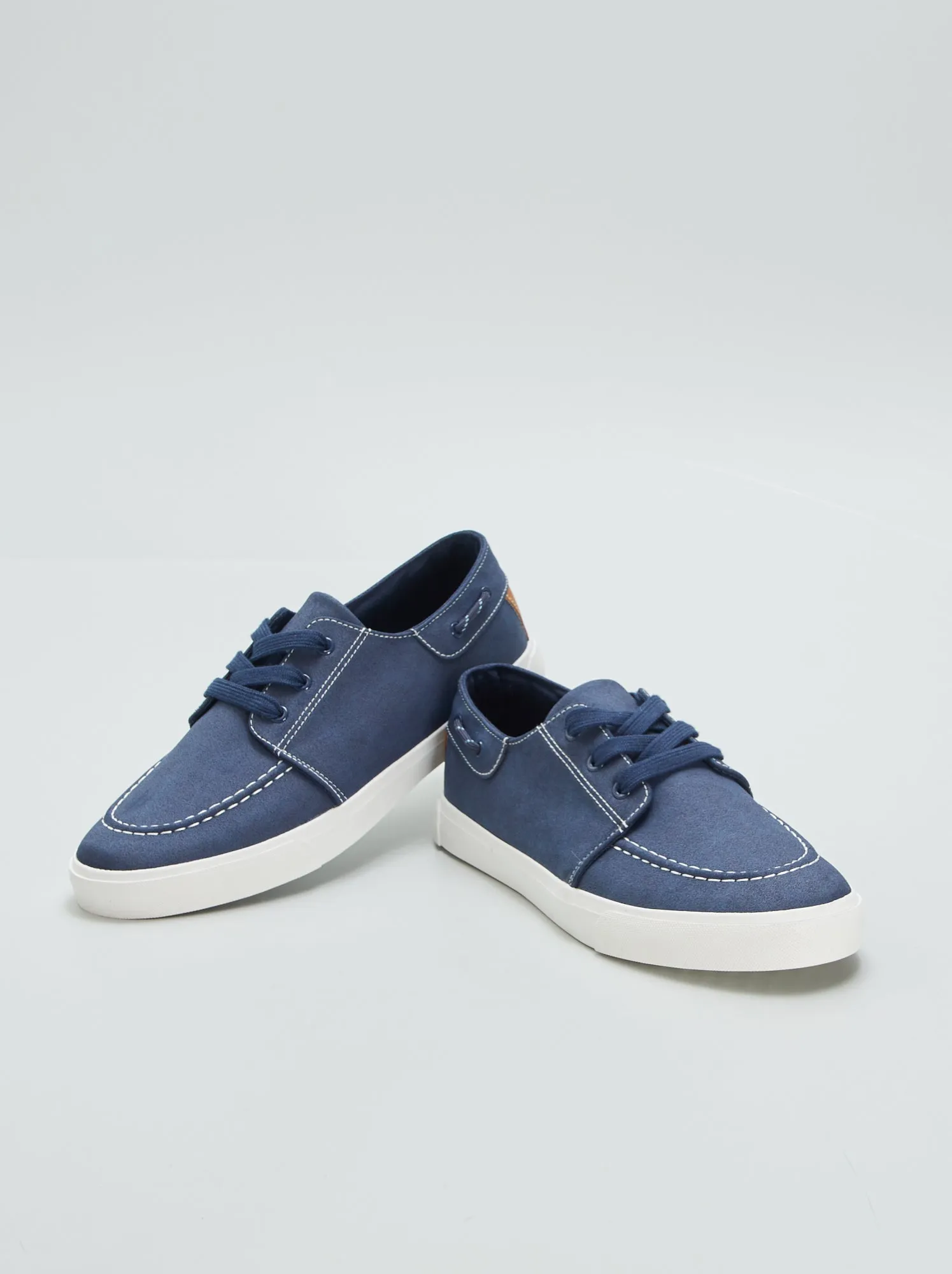 Scarpe da barca stringate - BLU