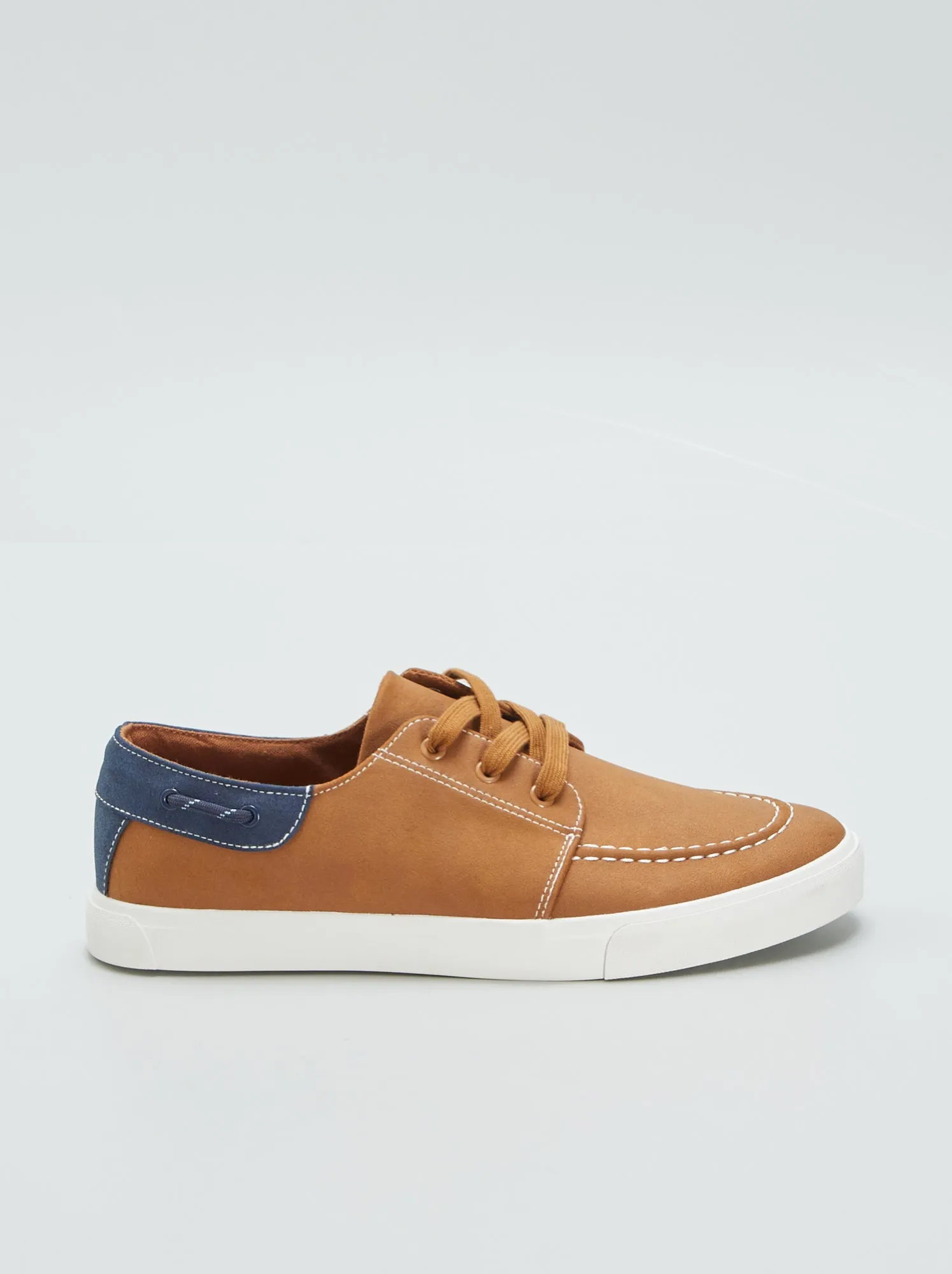 Scarpe da barca stringate - MARRONE