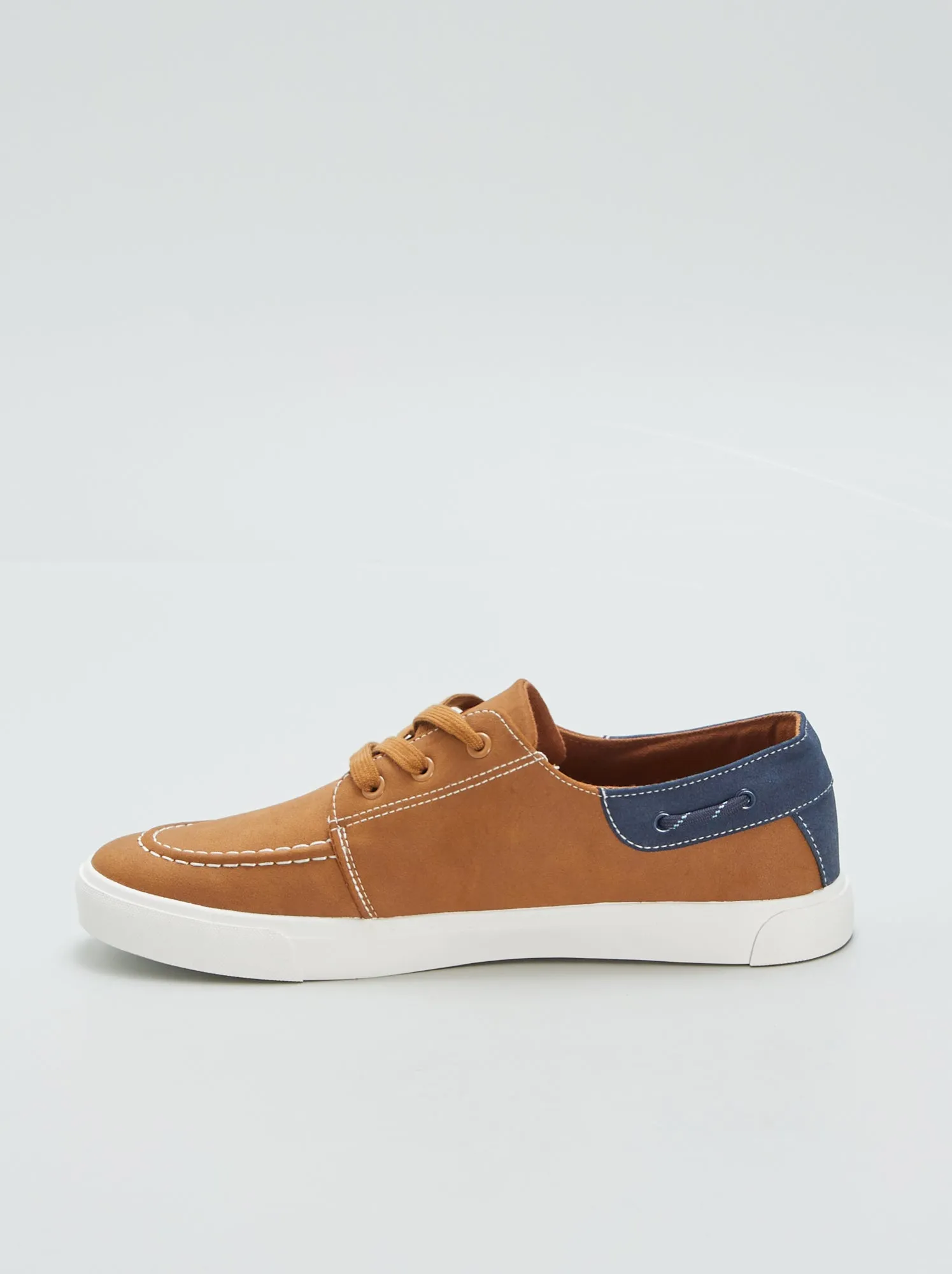 Scarpe da barca stringate - MARRONE