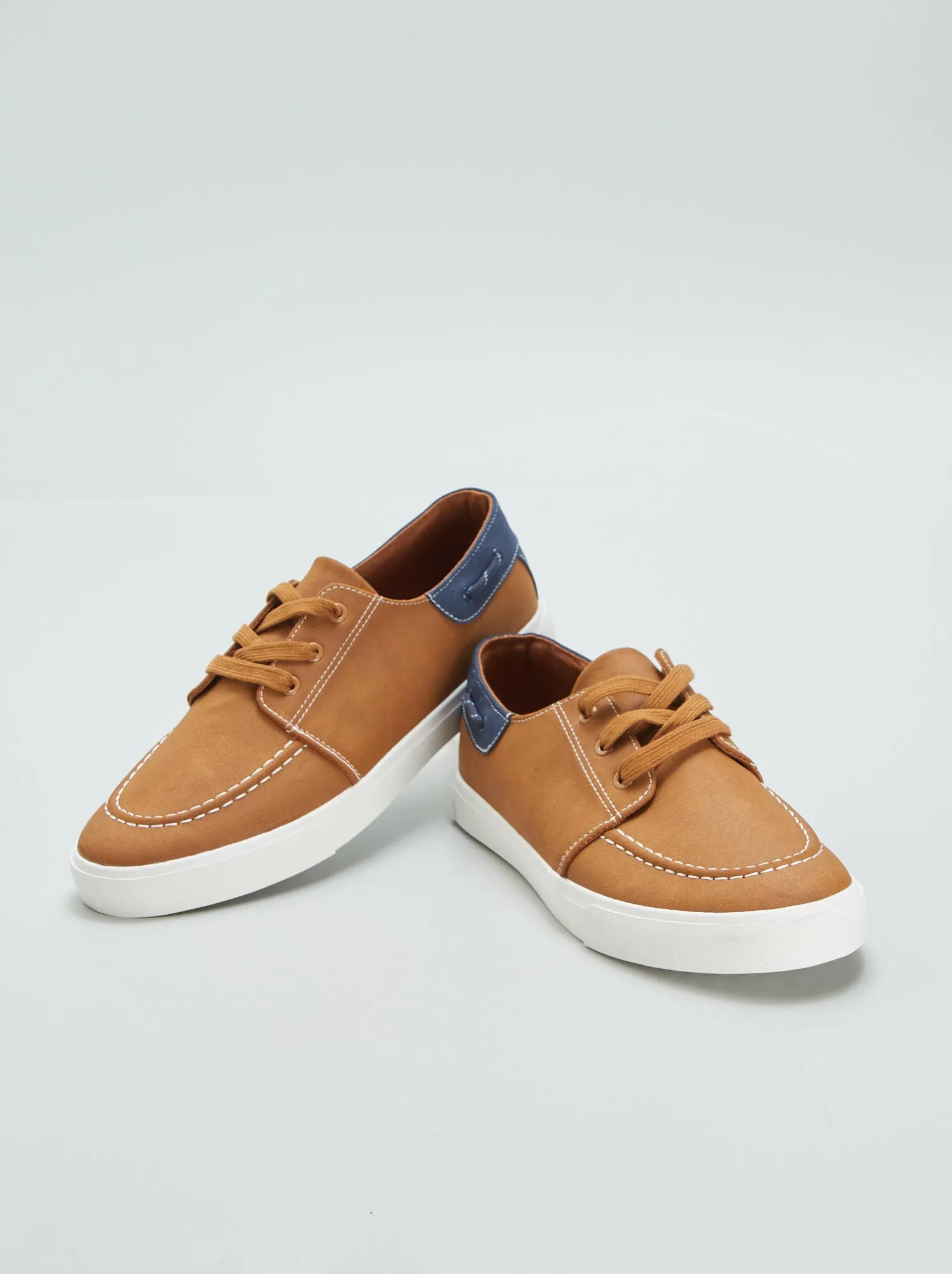 Scarpe da barca stringate - MARRONE