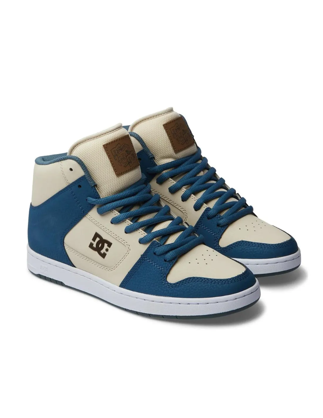 Scarpe Dc Shoes Manteca 4 Hi Grigio Blu Bianco
