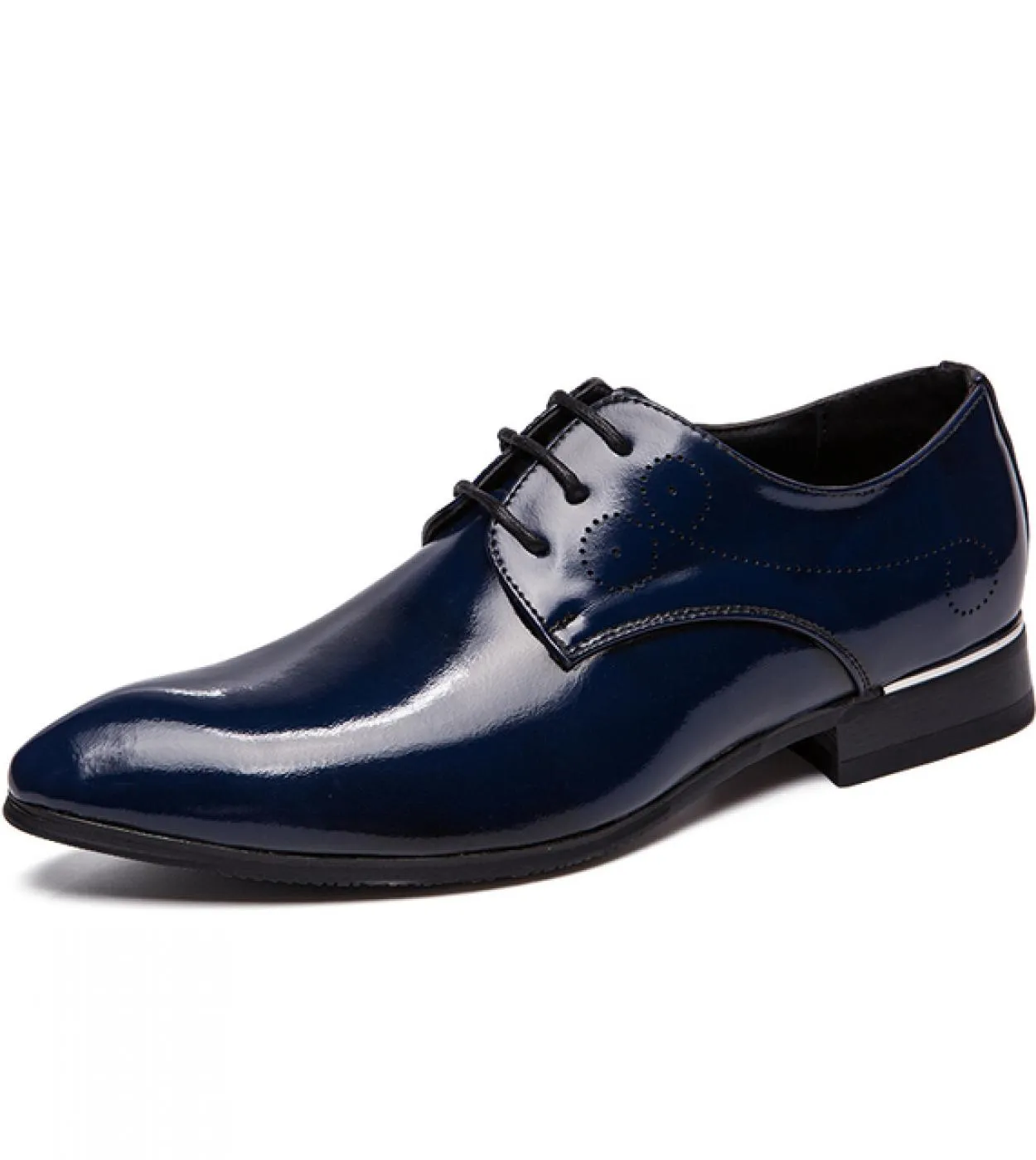 Scarpe derby Scarpe da uomo Tinta unita Pu Fashion Business Casual Wedding Party Quotidiano Classico Scarpe eleganti con lacci a