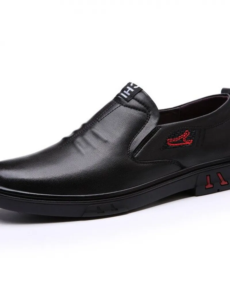Scarpe in pelle da uomo Mocassini da lavoro Slip On Walking Mocassini Calzature Comode scarpe da guida per il tempo libero Sneak