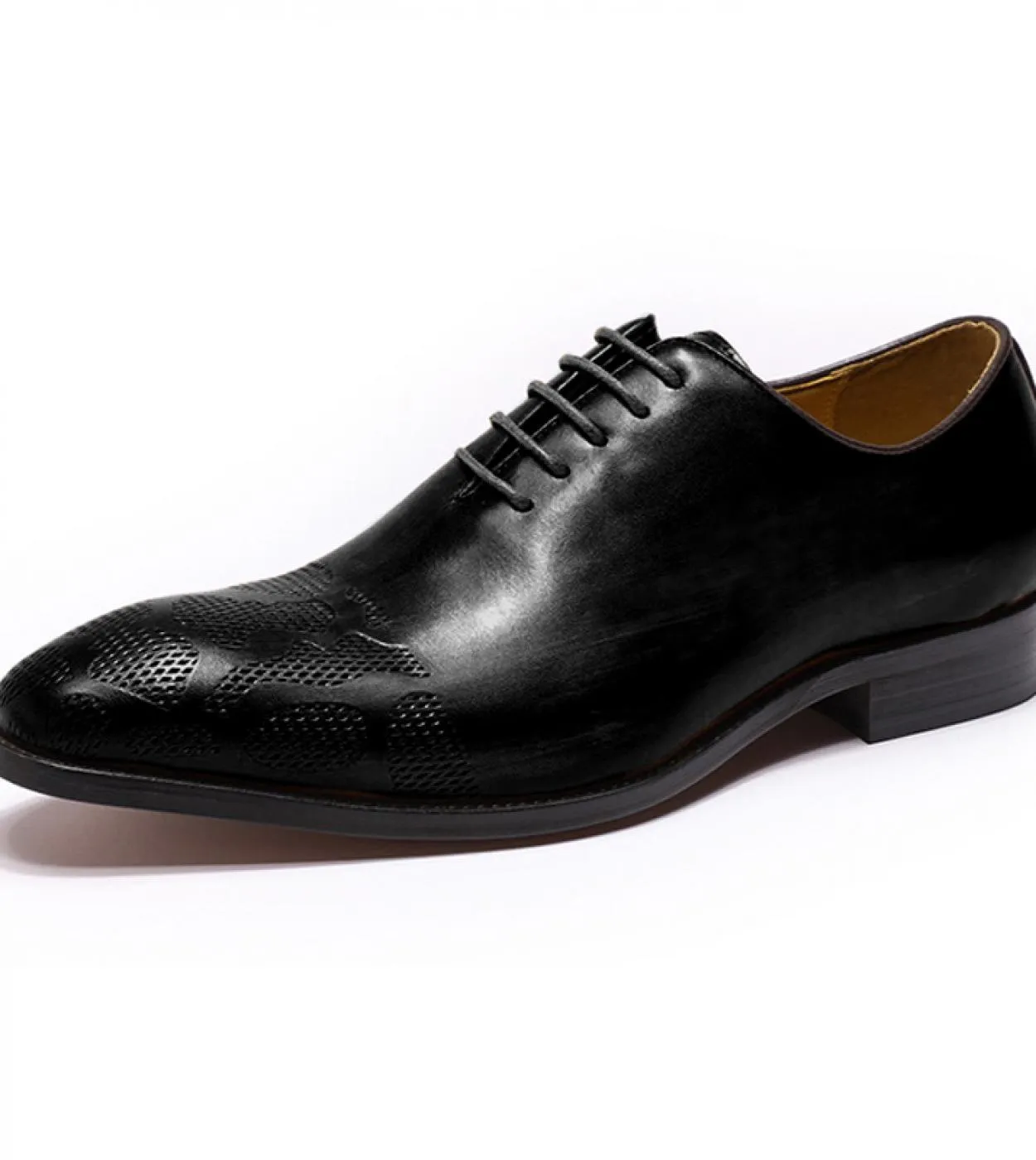 Scarpe Oxford da uomo in stile italiano Scarpe eleganti in vera pelle Scarpe da lavoro formali da sposa fatte a mano marrone ner