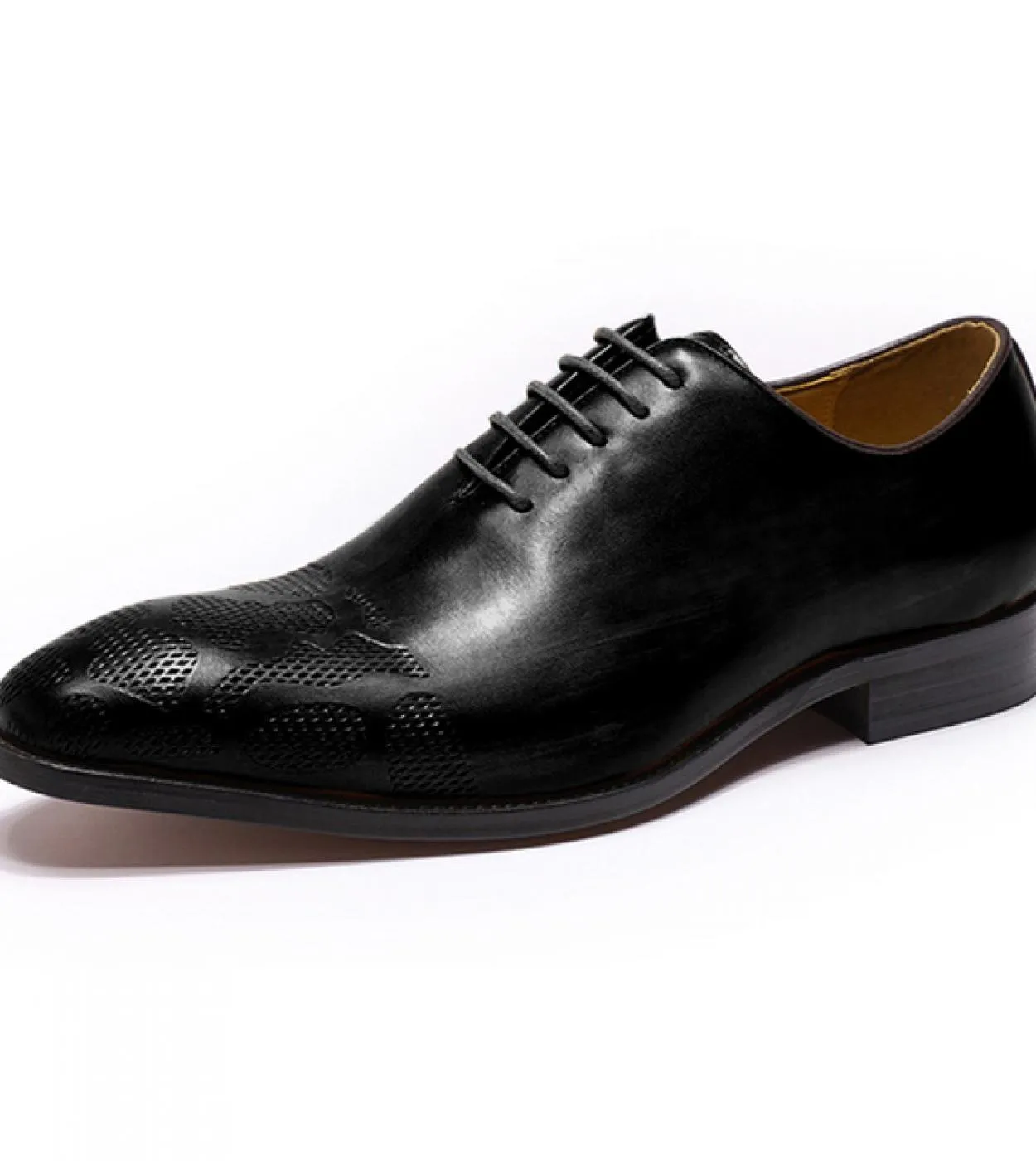 Scarpe Oxford da uomo in stile italiano Scarpe eleganti in vera pelle Scarpe da lavoro formali da sposa fatte a mano marrone ner