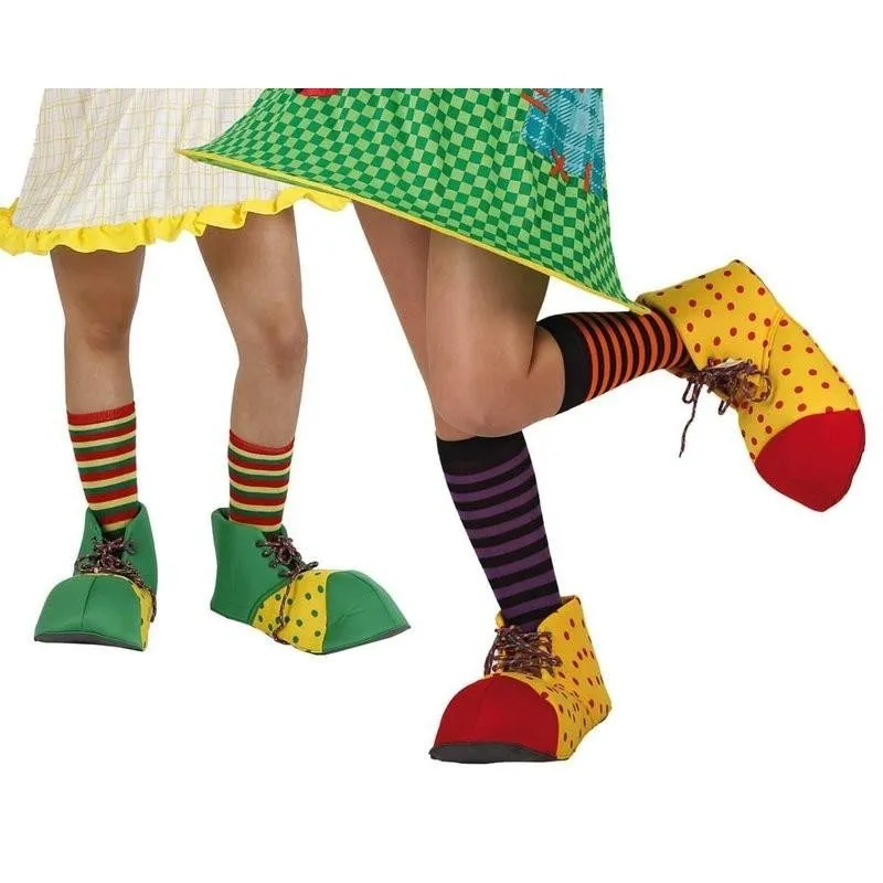Scarpe Pagliaccio Clown Carnevale cm 28