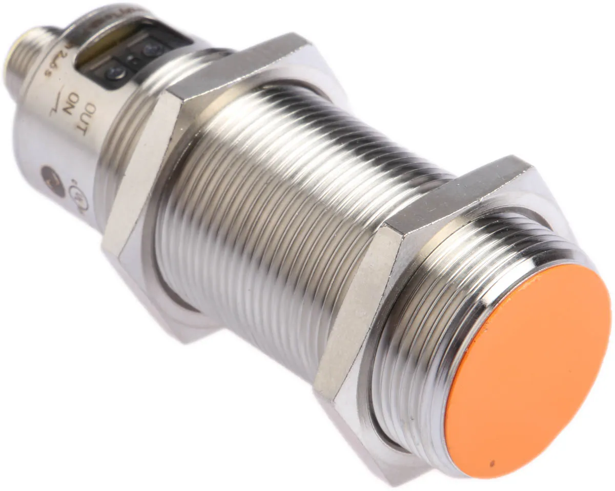 Sensore di prossimità Cilindro filettato ifm electronic, M30, rilevamento 8 mm, 10→ 36 V c.c.
