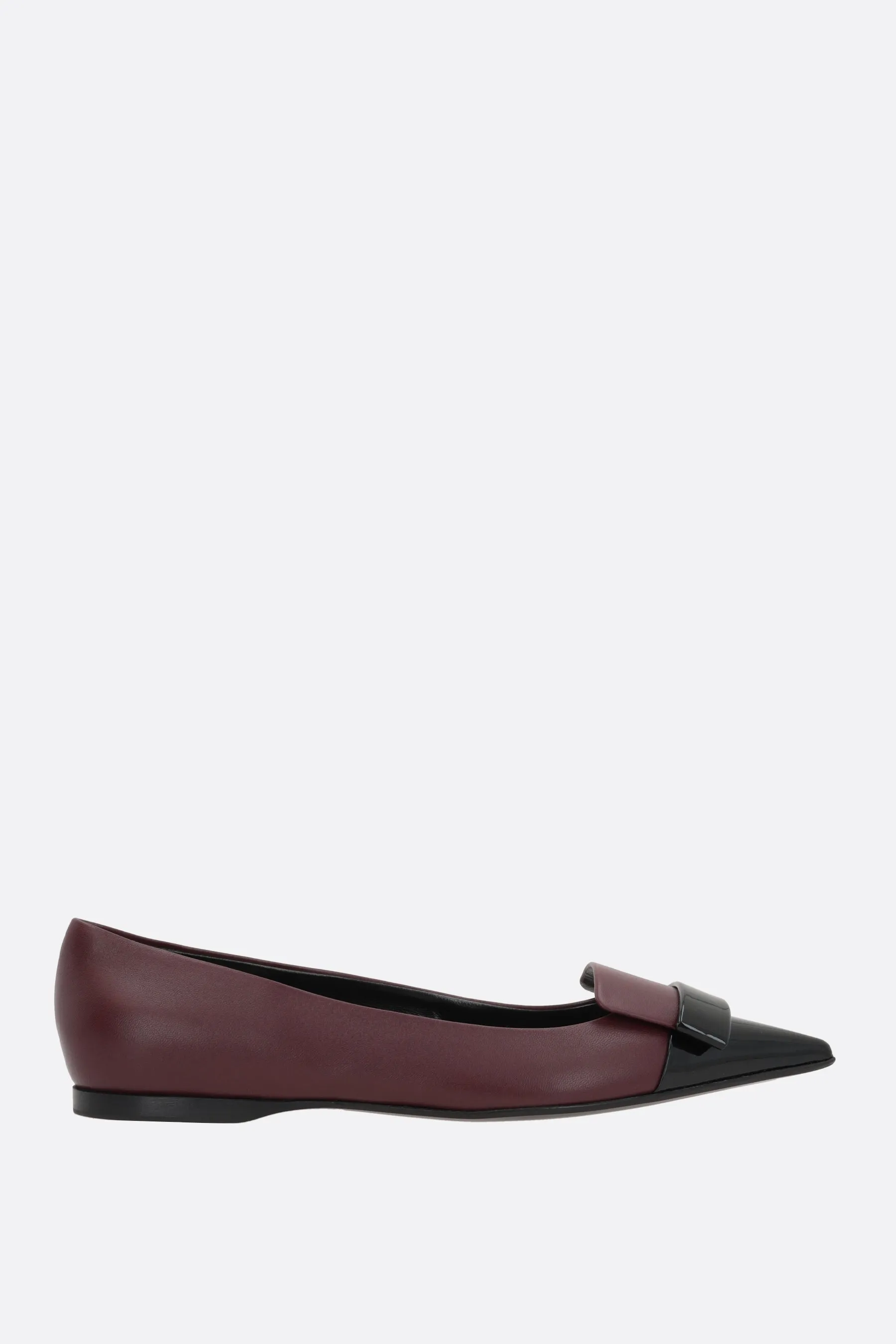  SERGIO ROSSI ballerina sr1 in nappa e vernice 