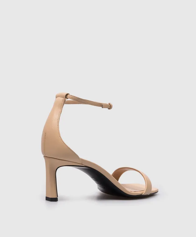 Sergio Rossi Sandali Liya in pelle beige B08351MNAN07
