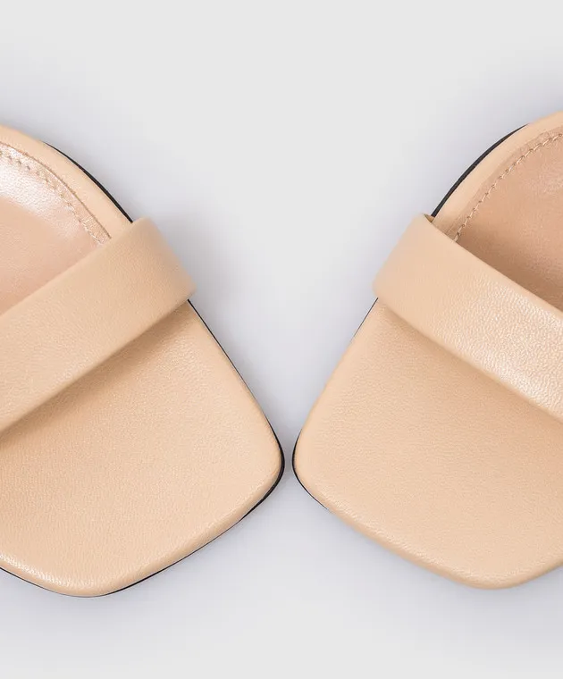 Sergio Rossi Sandali Liya in pelle beige B08351MNAN07