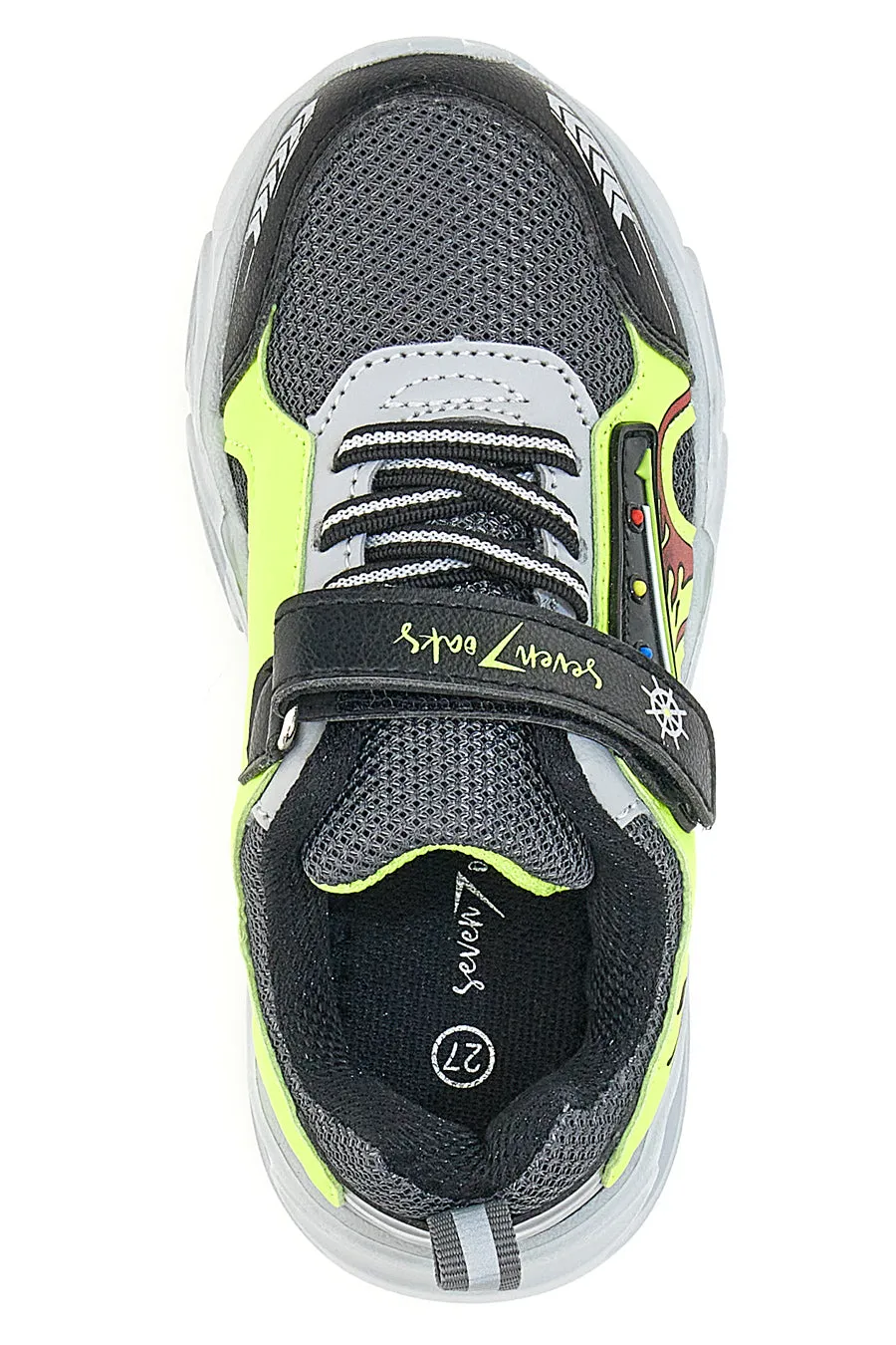   SEVENOAKS Sneakers con Luci Seveoaks 2203 Grigie