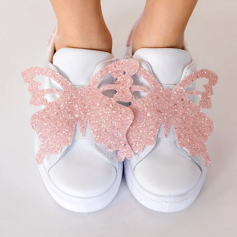 SNEAKERS BYCAST CON FARFALLA GLITTER