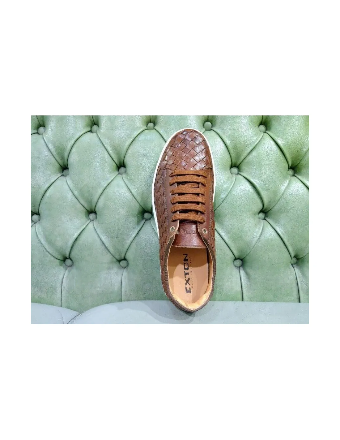 Sneakers intrecciate da uomo