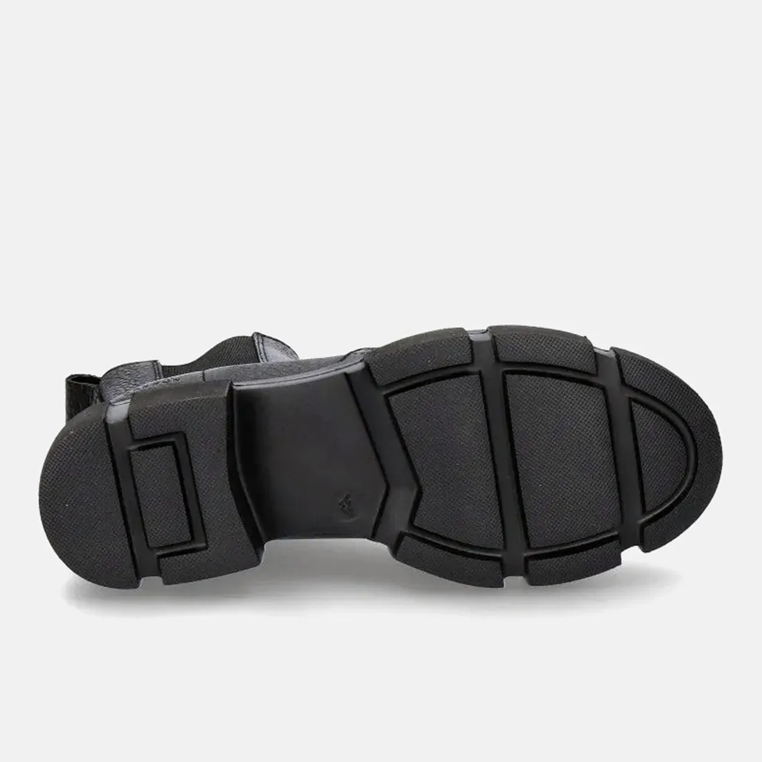 Stivaletto Chelsea Brogue Copenhagen CPH562 nero con bucature