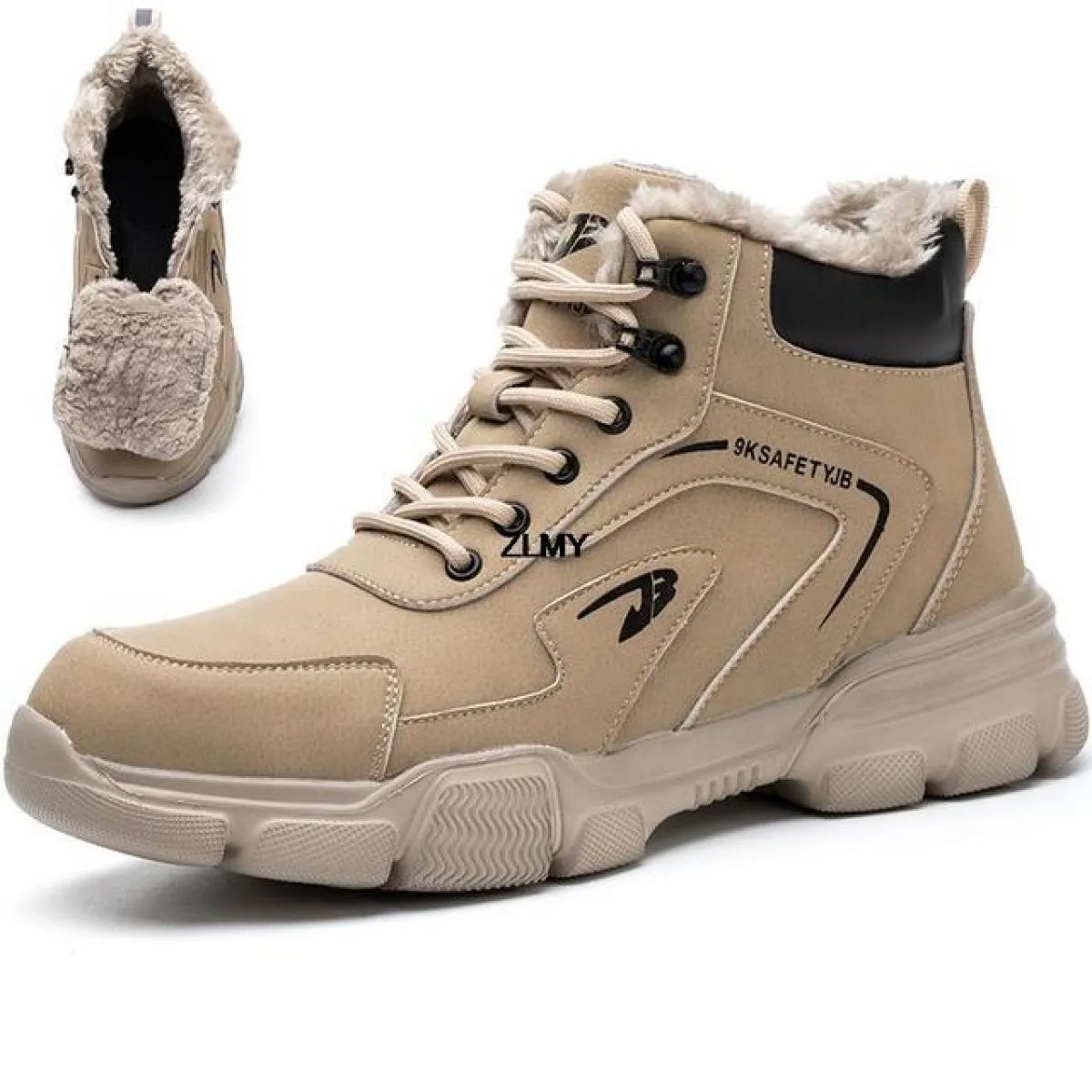 Stivali antinfortunistici per lavori edili Scarpe antinfortunistiche con punta in acciaio Scarpe da lavoro leggere antiforatura