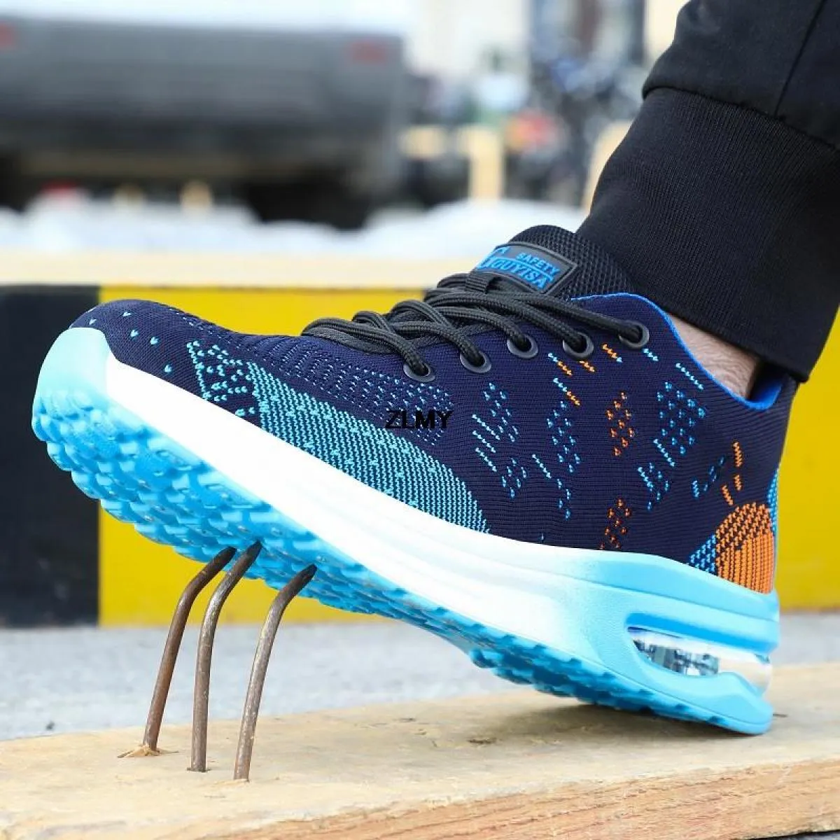 Stivali da lavoro Scarpe antinfortunistiche con punta in acciaio Donna Uomo Donna Scarpe da lavoro antinfortunistiche con punta