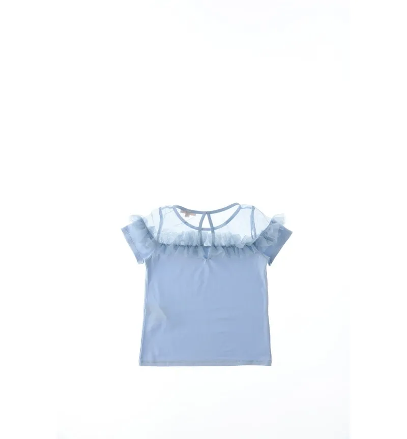T-shir con tulle