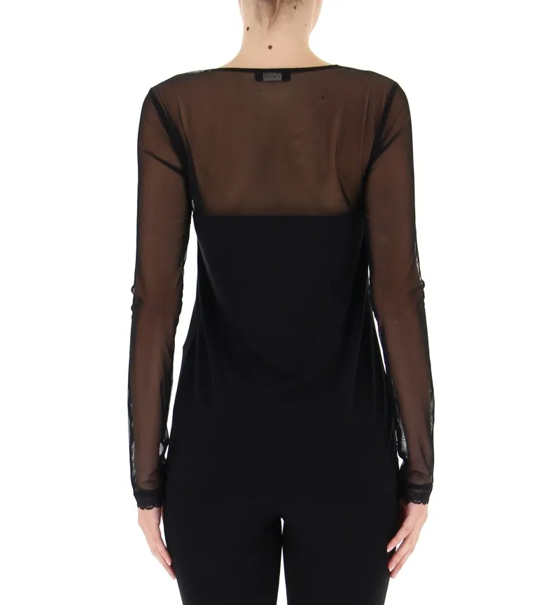 T-shirt con tulle