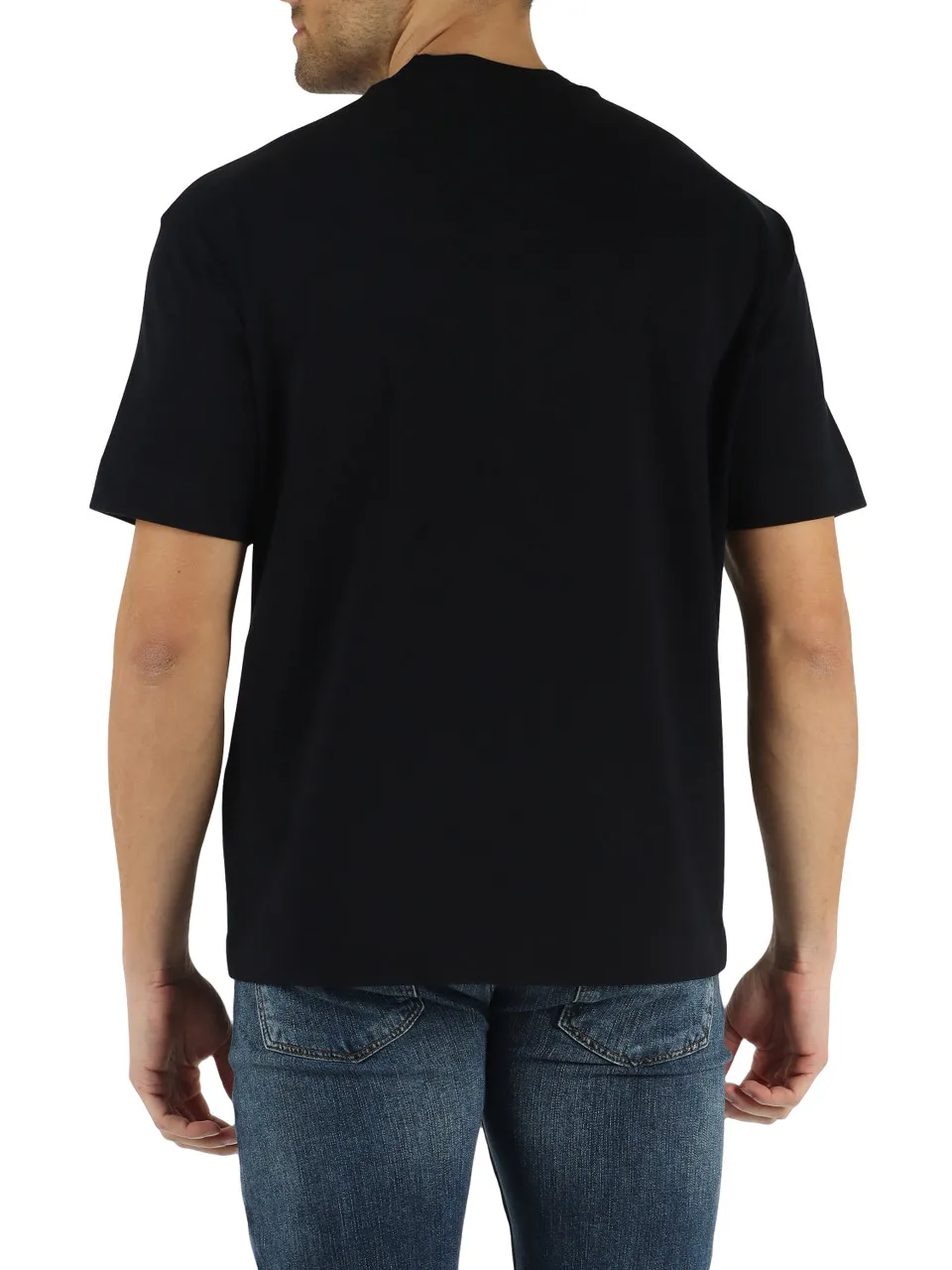 T-shirt in cotone pesante con logo impresso