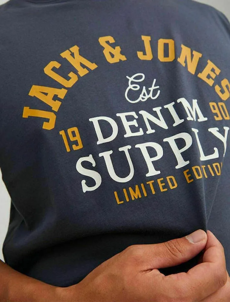 T-shirt Manica Corta Jack & Jones - Blue