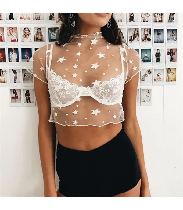 T-shirt tulle stelline