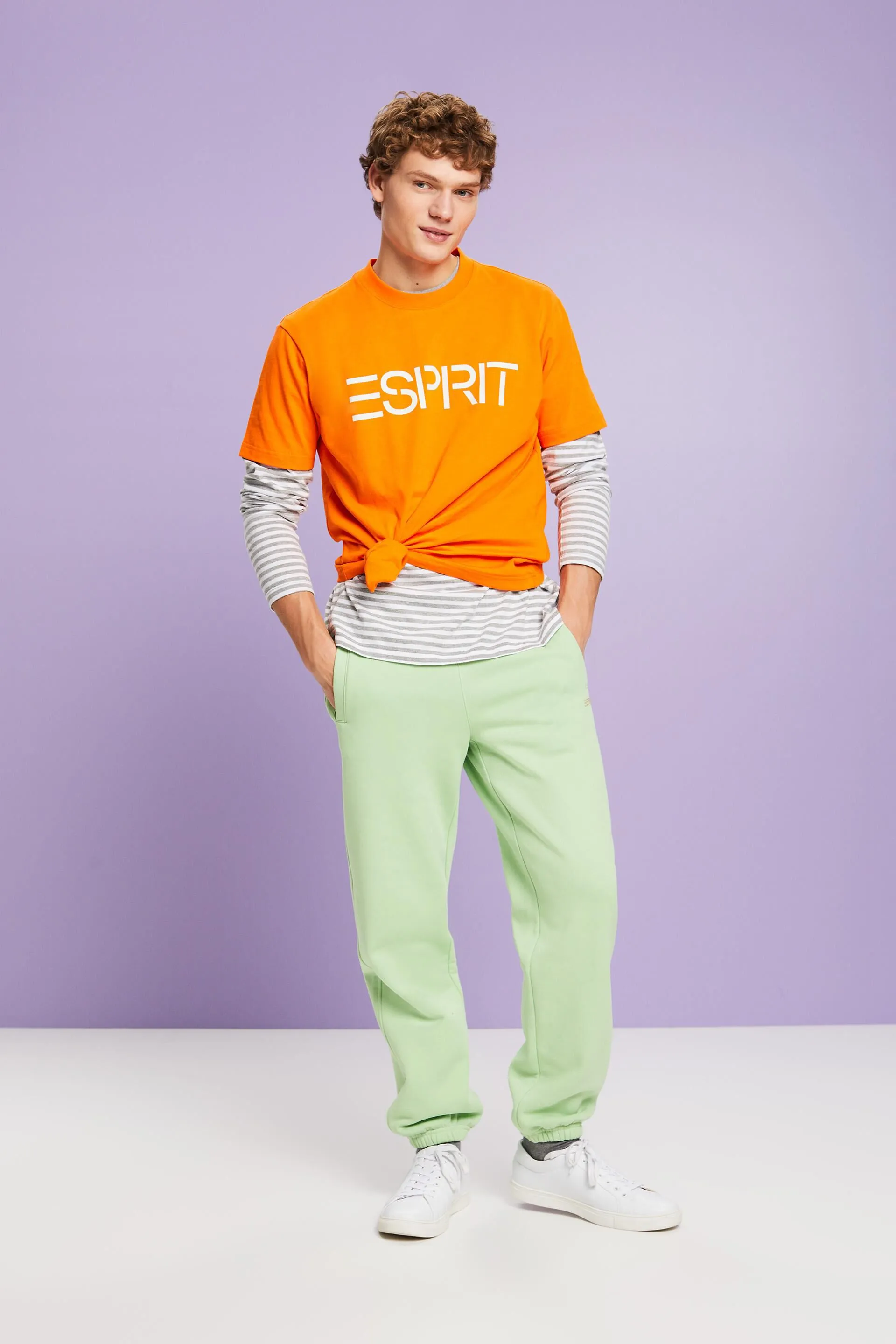 T-shirt unisex in jersey di cotone con logo