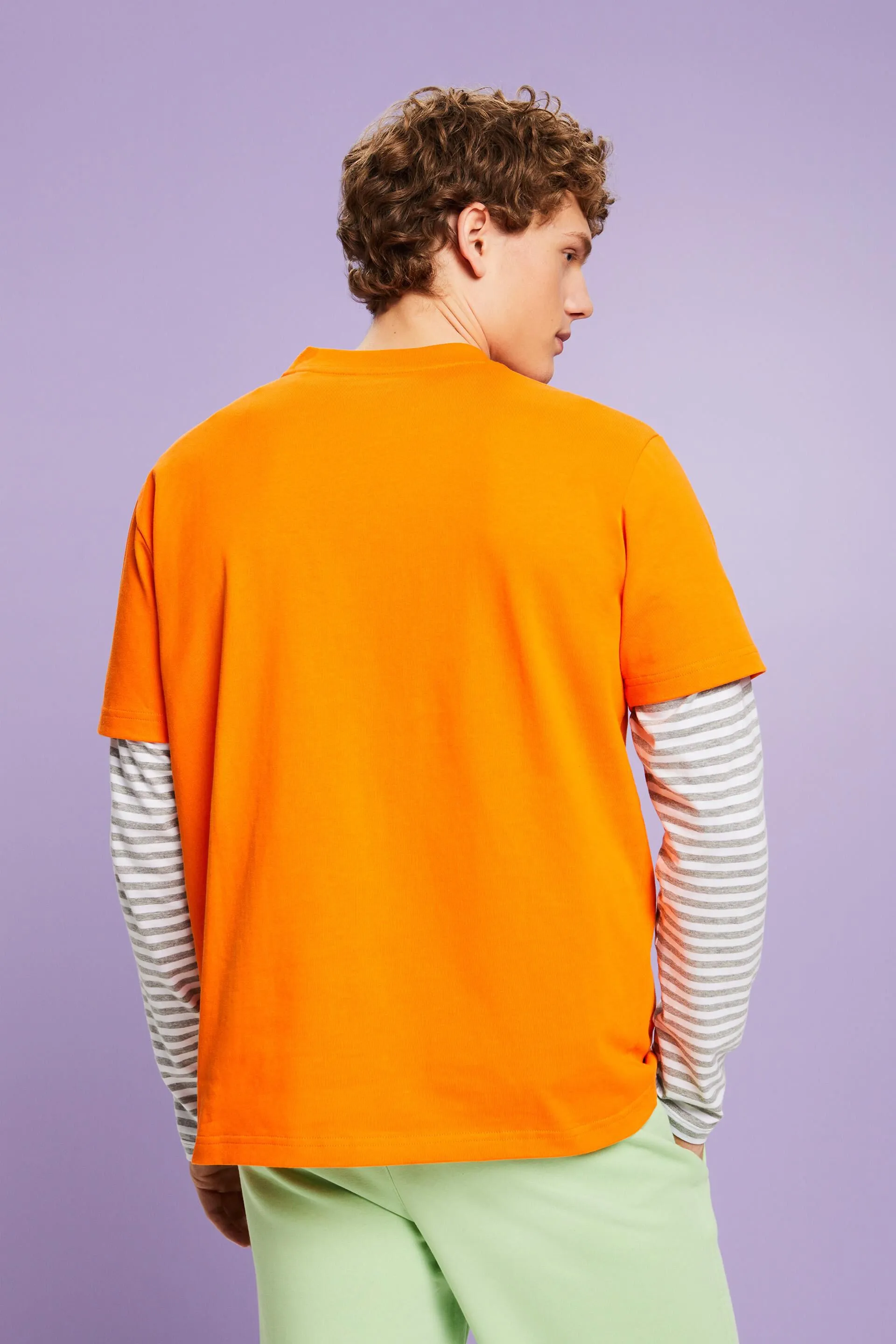 T-shirt unisex in jersey di cotone con logo
