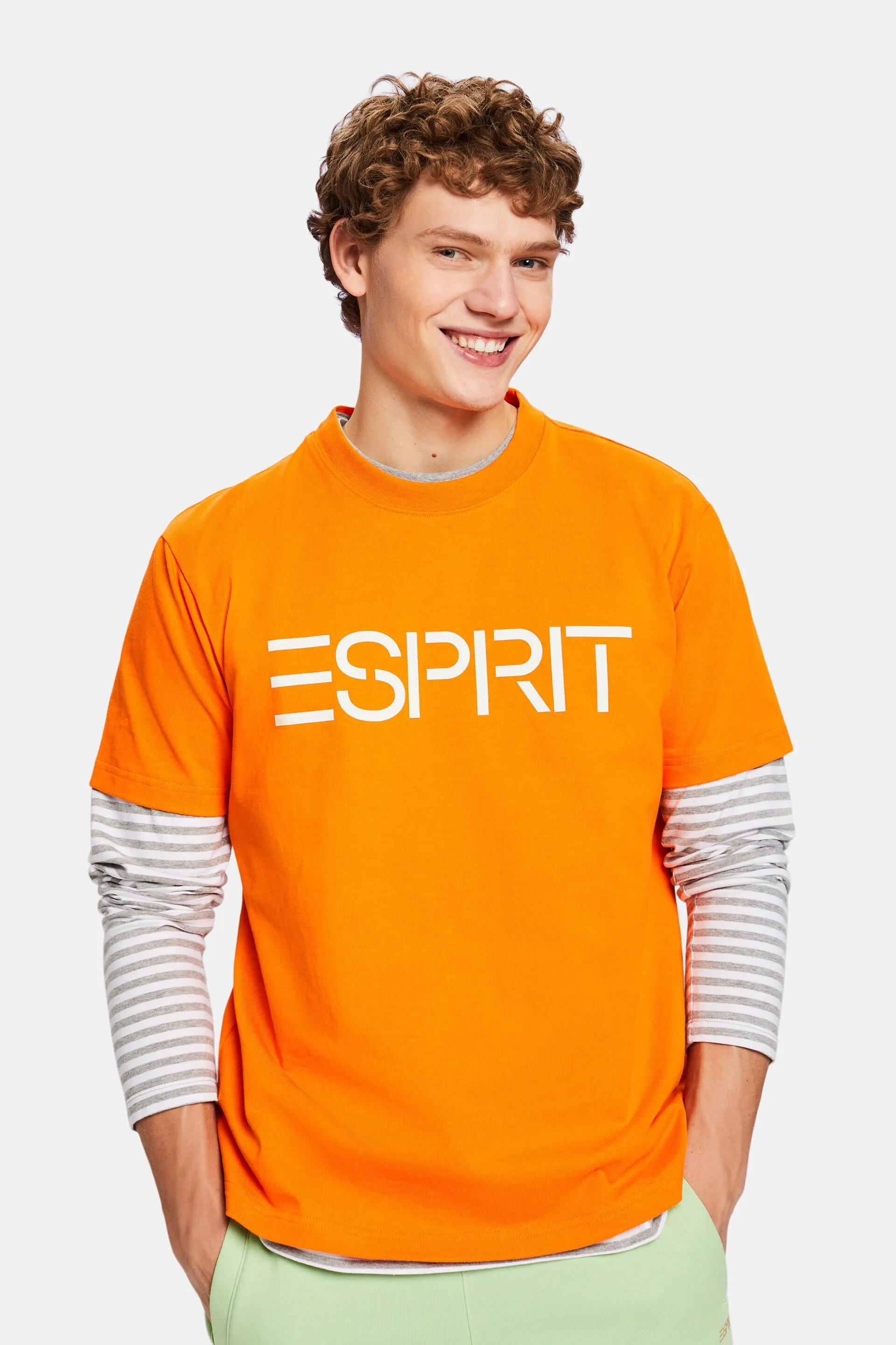 T-shirt unisex in jersey di cotone con logo