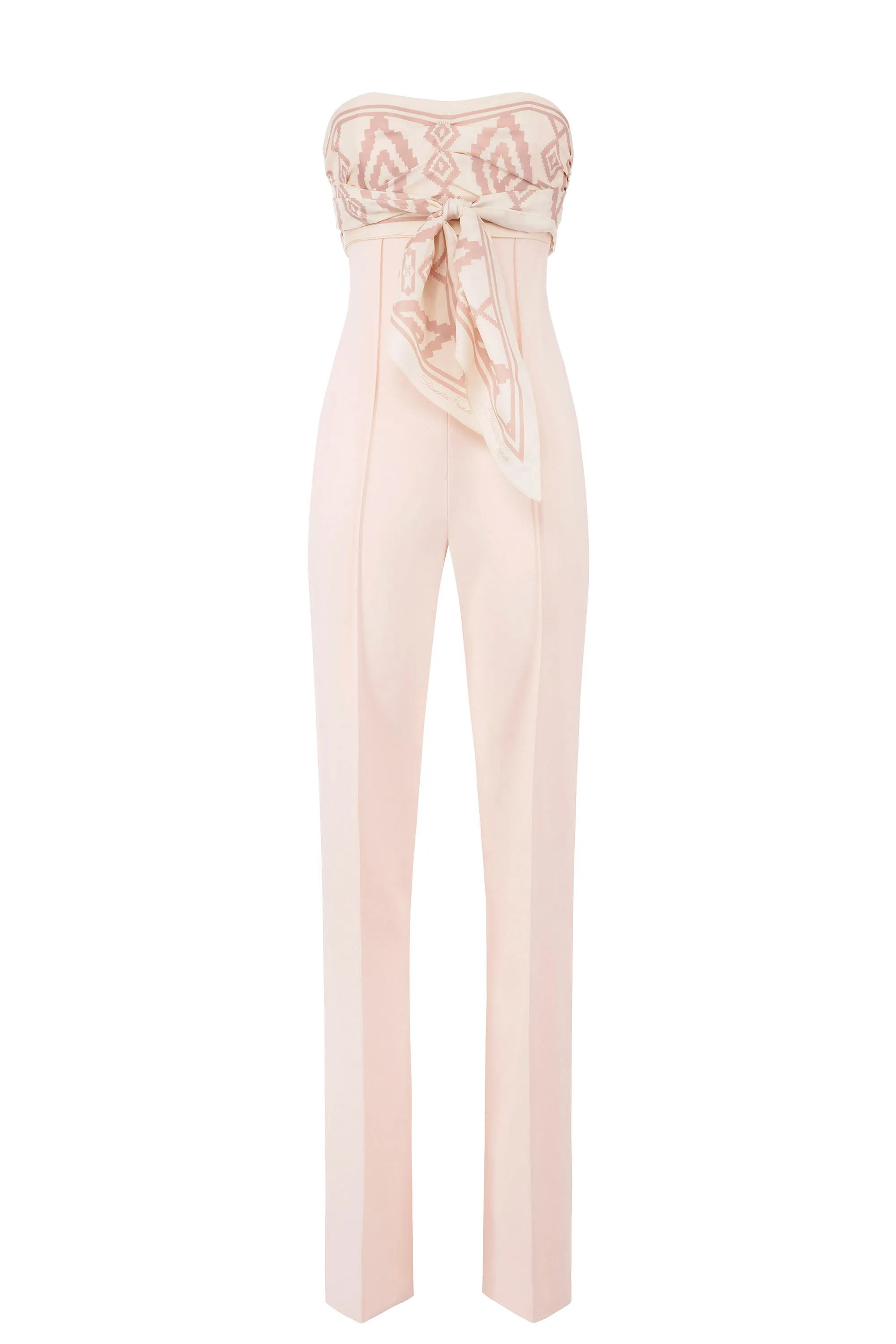 Tuta con top foulard