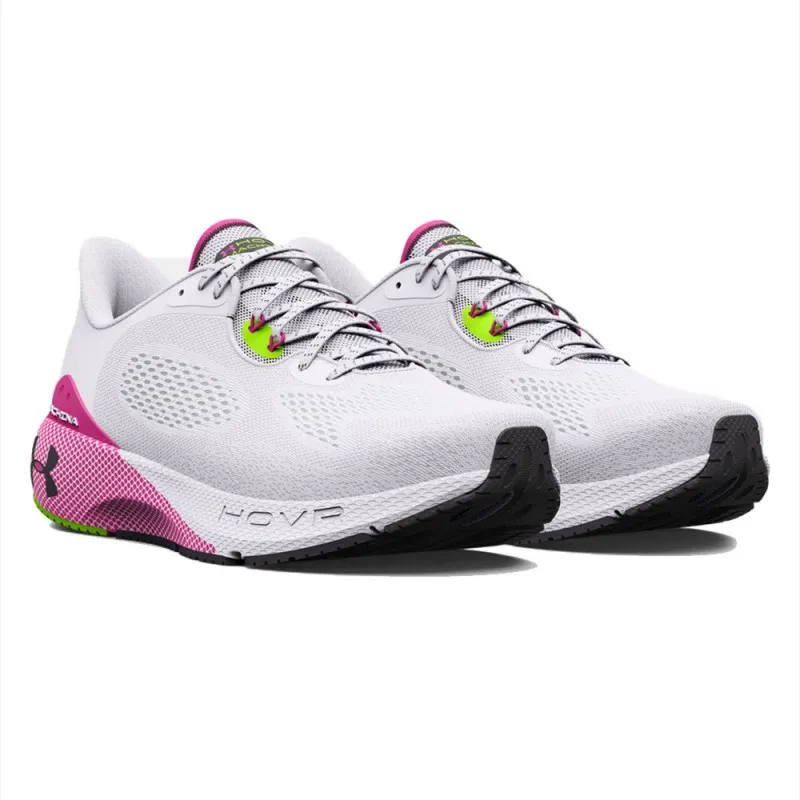 Under Armour Hovr Machina 3 Bianco Rosa - Scarpe Running Donna