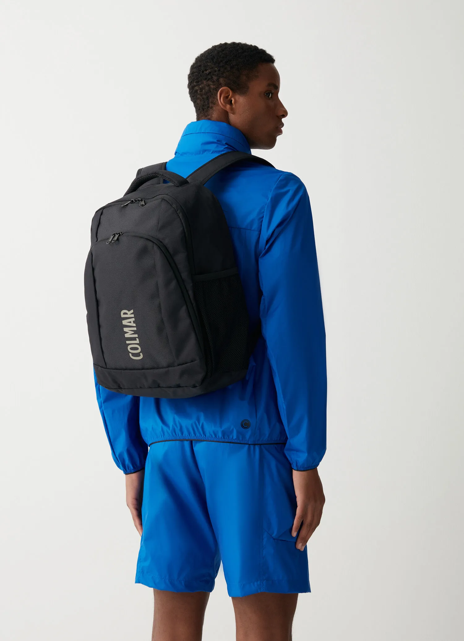 Unisex backpack in polyester canvas
