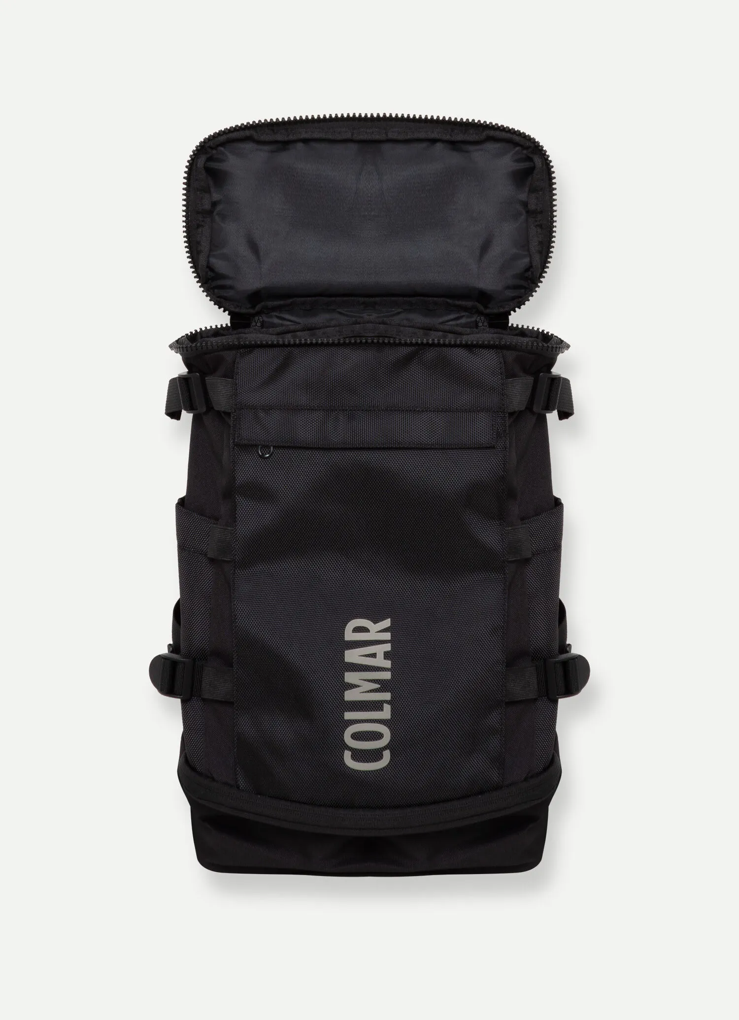 Unisex backpack in resin-coated canvas