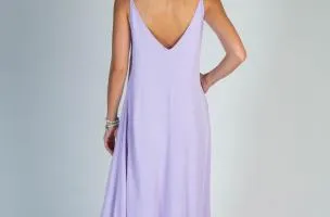 Vestito estivo lungo Yasmine, viola