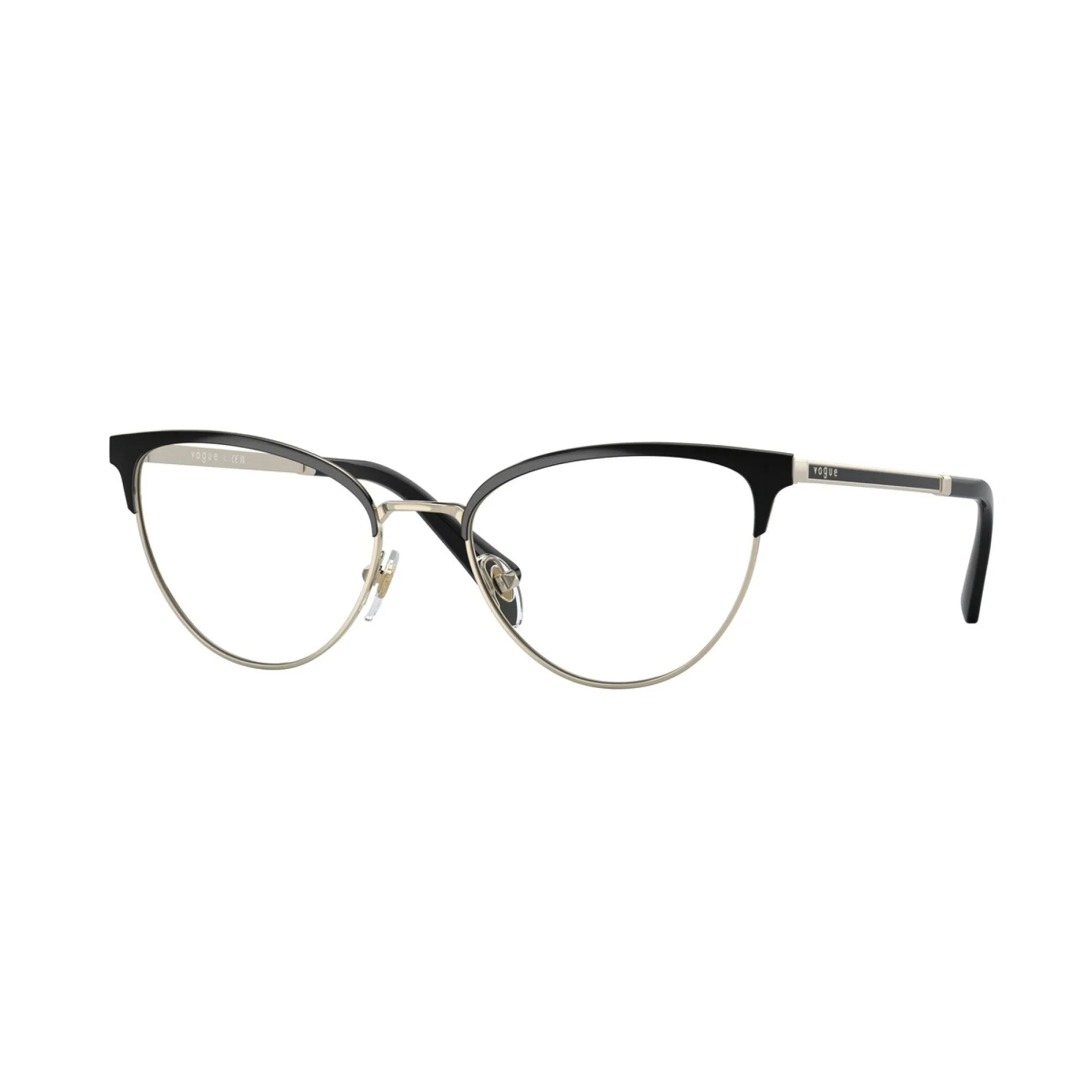   Vogue VO 4250 - 352 Top Nero Oro Pallido | Occhiale Da Vista Donna 