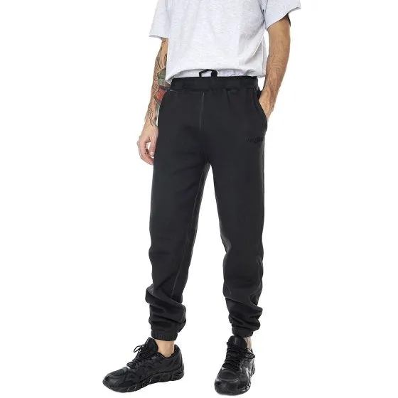 WASTED PARIS Jogging Chill Signature - Pantaloni Uomo Neri / Faded Black    