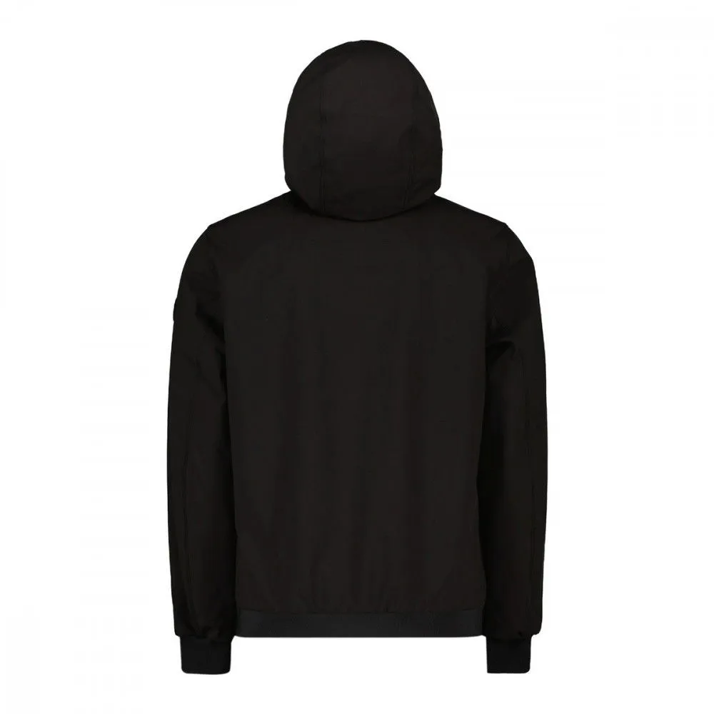 WOOLRICH GIACCA CON CAPPUCCIO IN SOFTSHELL